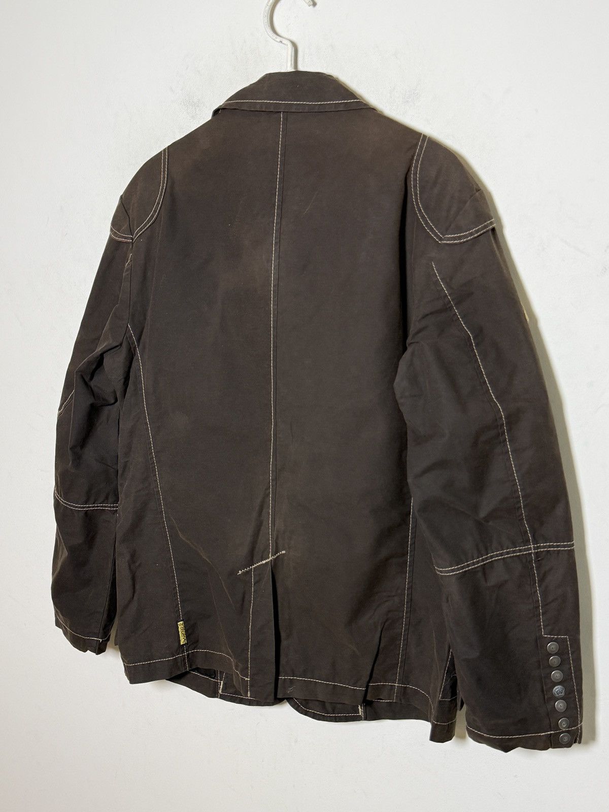 Giorgio Armani Armani waxed/polyurethane-coated multipocket field jacket Size US L / EU 52-54 / 3 - 11 Thumbnail