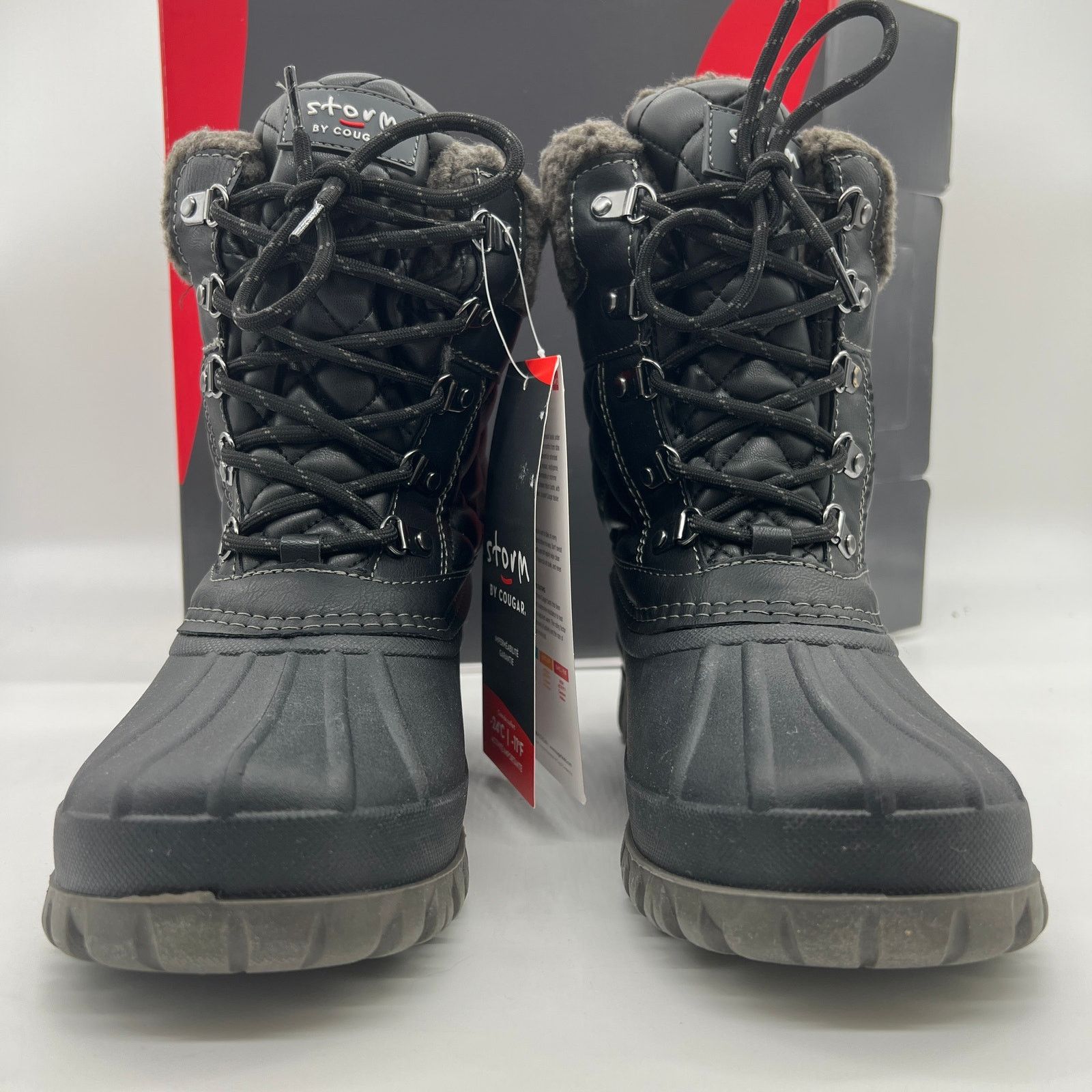 Other Cougar Waterproof Winter Boots Size 10 Wide Black Quilt Size US 10 / IT 40 - 5 Thumbnail