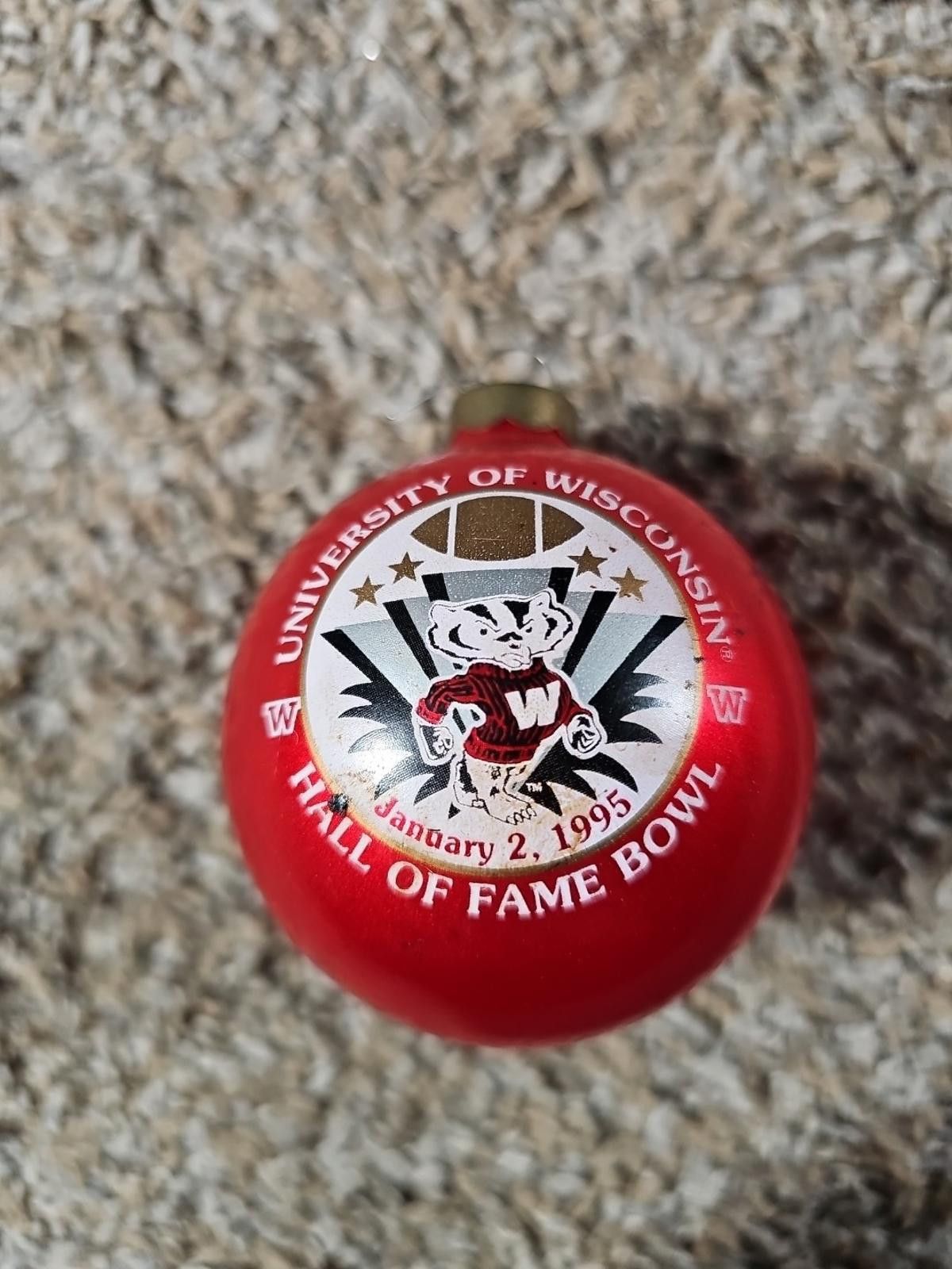 Other University Of Wisconsin Hall Of Fame Bowl 1995 Ornament Size ONE SIZE - 1 Thumbnail