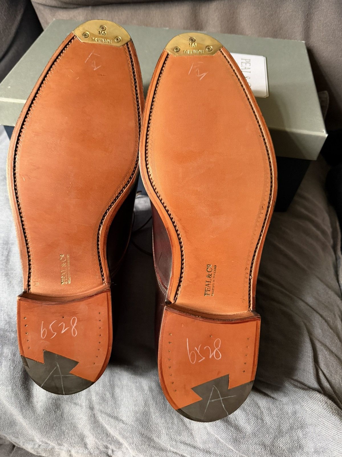 Brooks Brothers Brooks Brothers Peal & Co. Horween Cordovan Bluchers Shoes Size US 10 / EU 43 - 6 Thumbnail