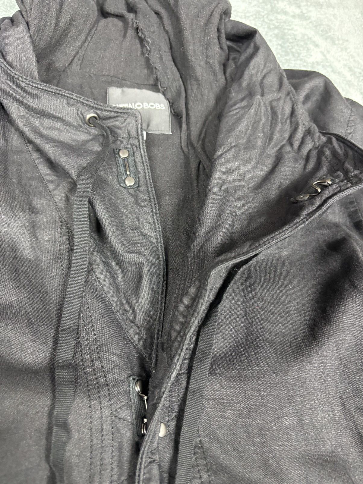 BUFFALO BOBS Buffalo Bobs Black Parka Jacket. J0153 Size US S / EU 44-46 / 1 - 4 Thumbnail