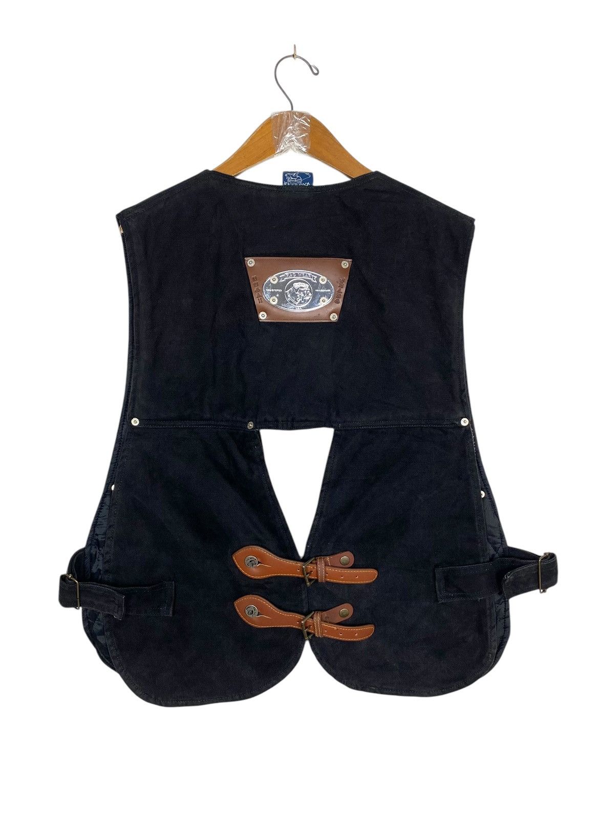 Vintage Rare‼️ Vintage Rag Wear Jeans Workwear Vest Buckle Made Usa Size US M / EU 48-50 / 2 - 1 Thumbnail