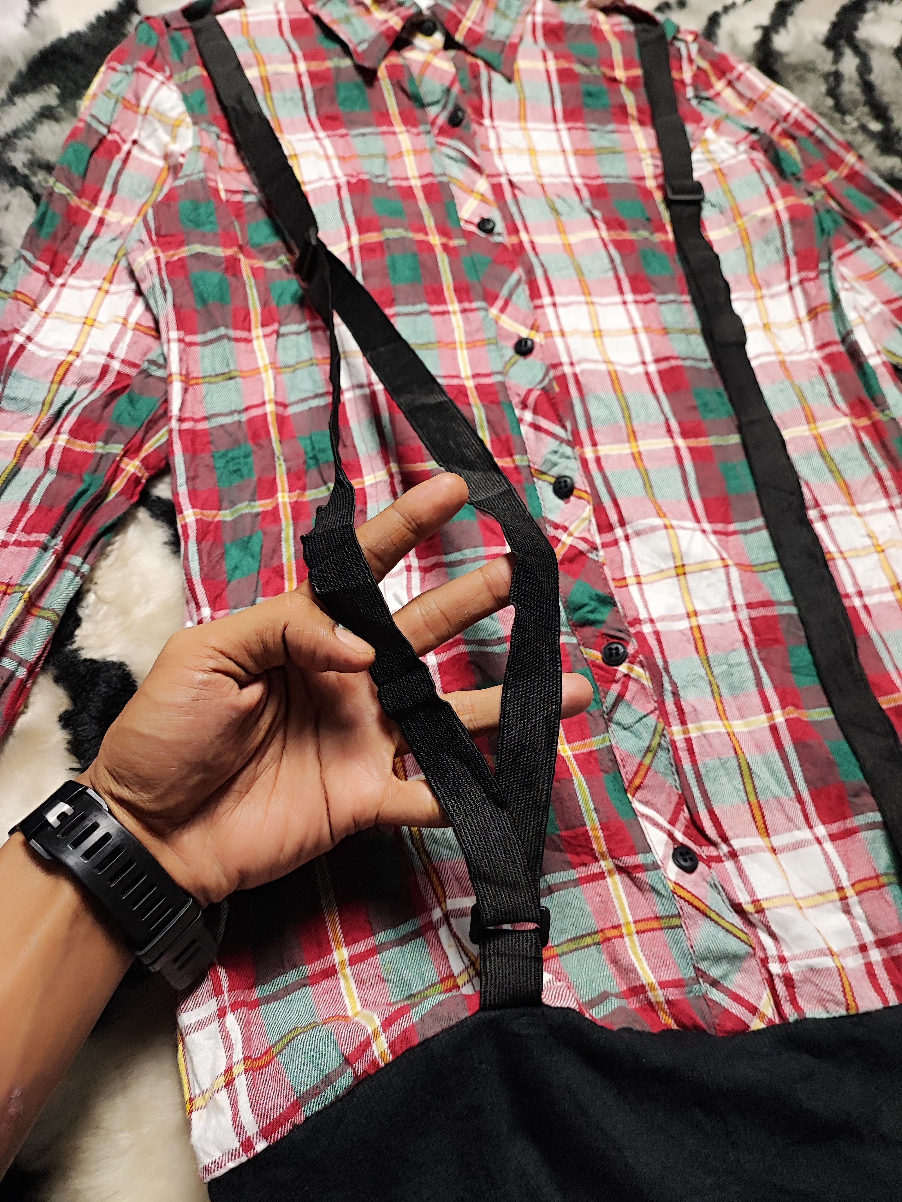 Flannel Flannel Checked Bondage Shirt Button Up Size S / US 4 / IT 40 - 8 Thumbnail