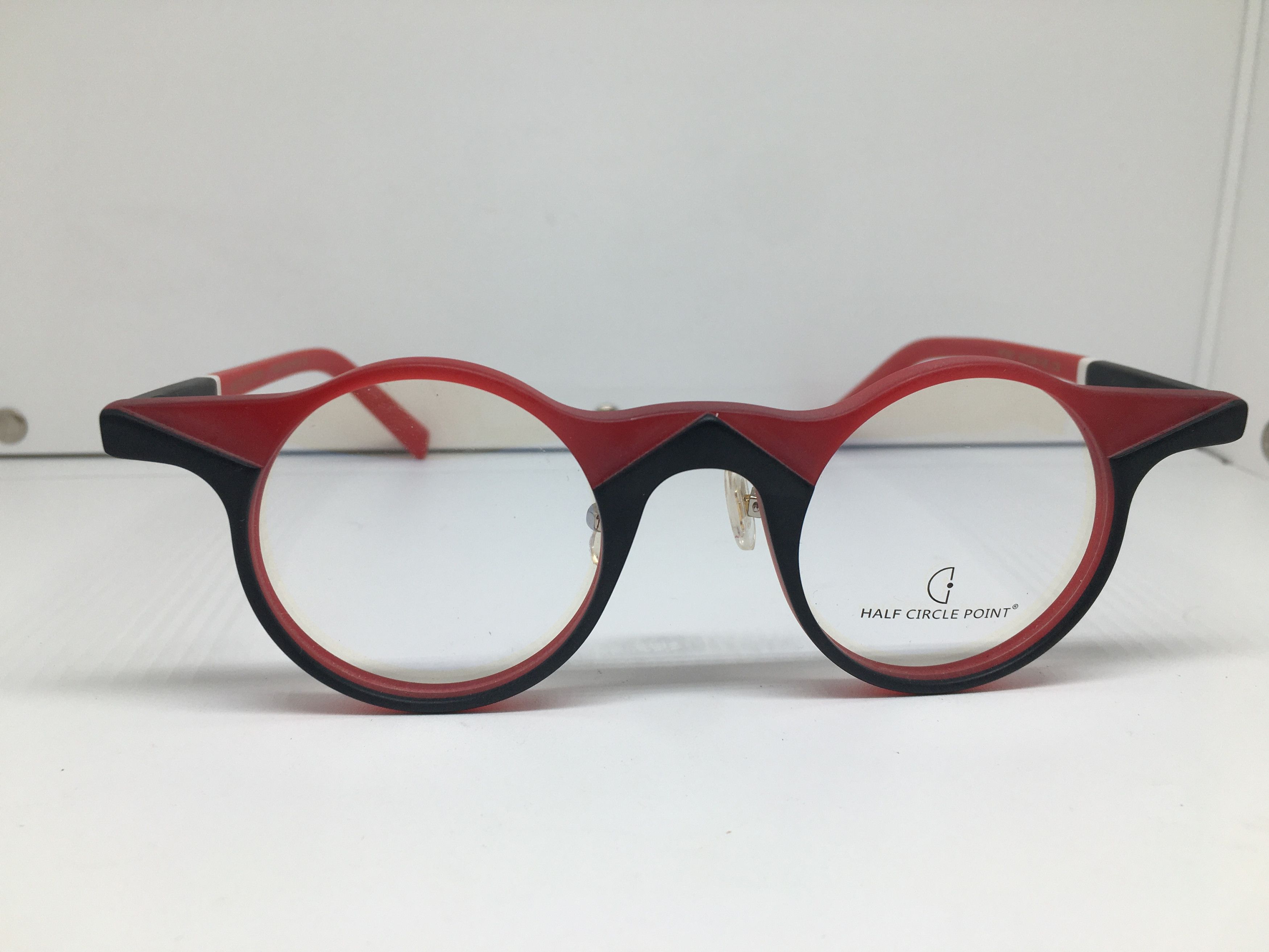 Other HALF CIRCLE POINT Handmade Acetate Round Eyeglasses frame Size ONE SIZE - 1 Thumbnail