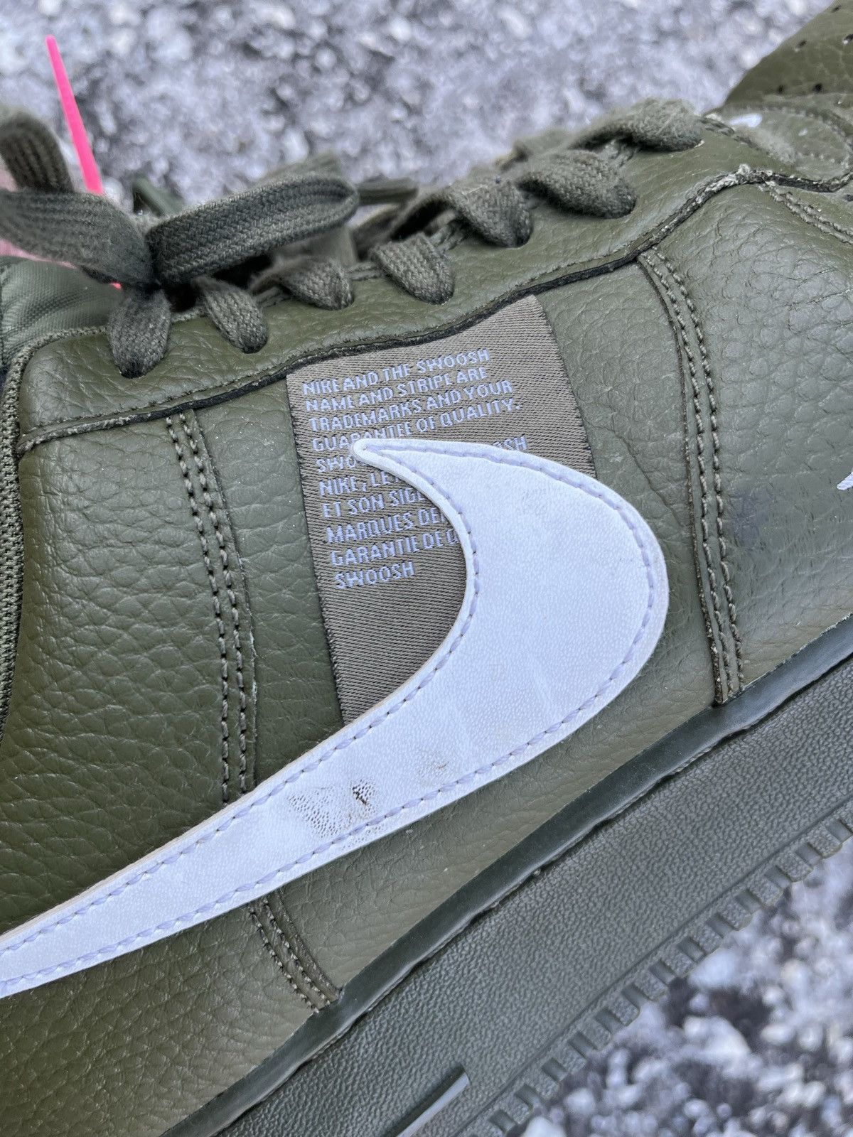 Nike Nike Air Force 1 07 LV8 Utility Olive Canvas Size US 13 / EU 46 - 17 Thumbnail