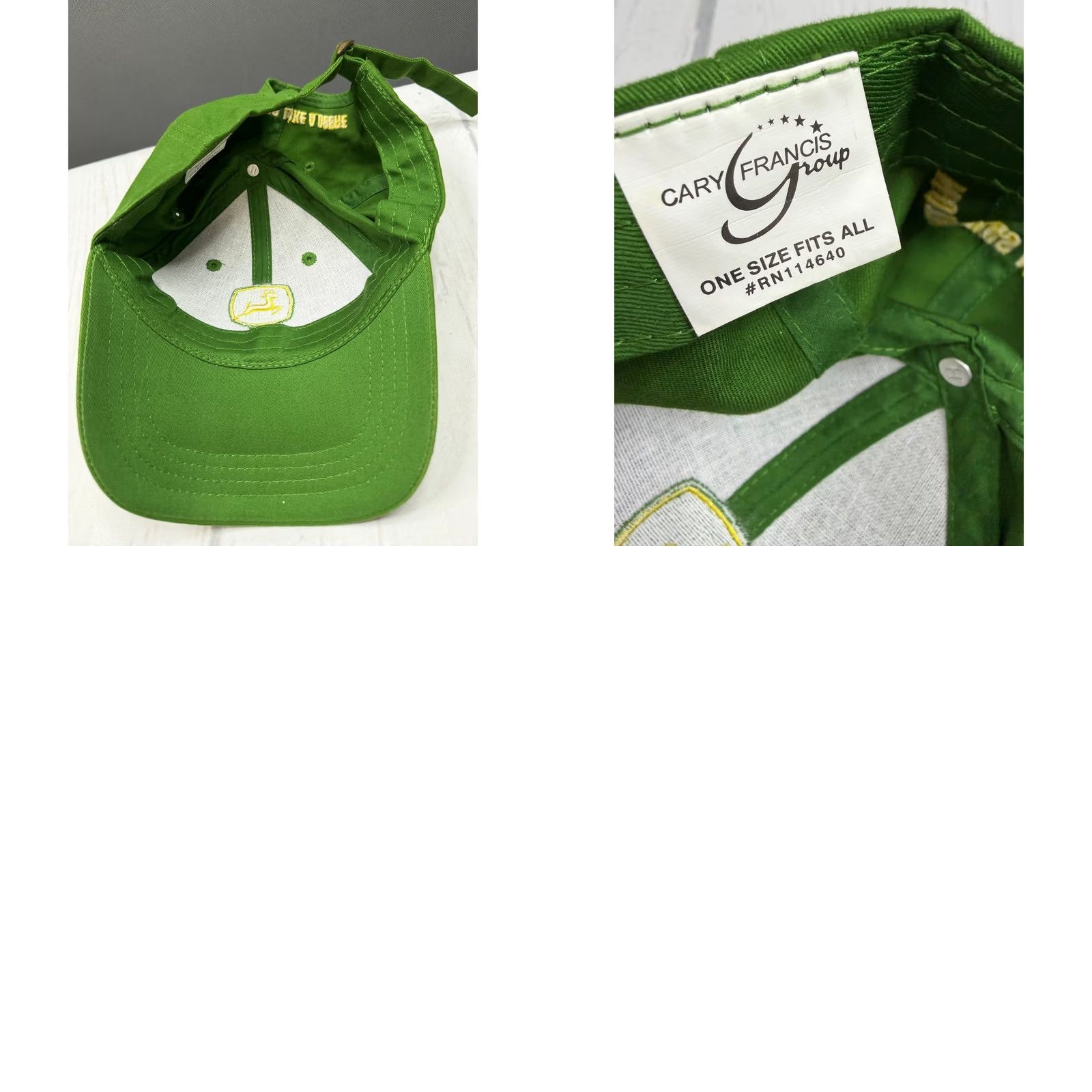 John Deere VINTAGE John Deere Baseball Cap Mens Green Owners Edition Adjustable OSFA Size ONE SIZE - 8 Thumbnail
