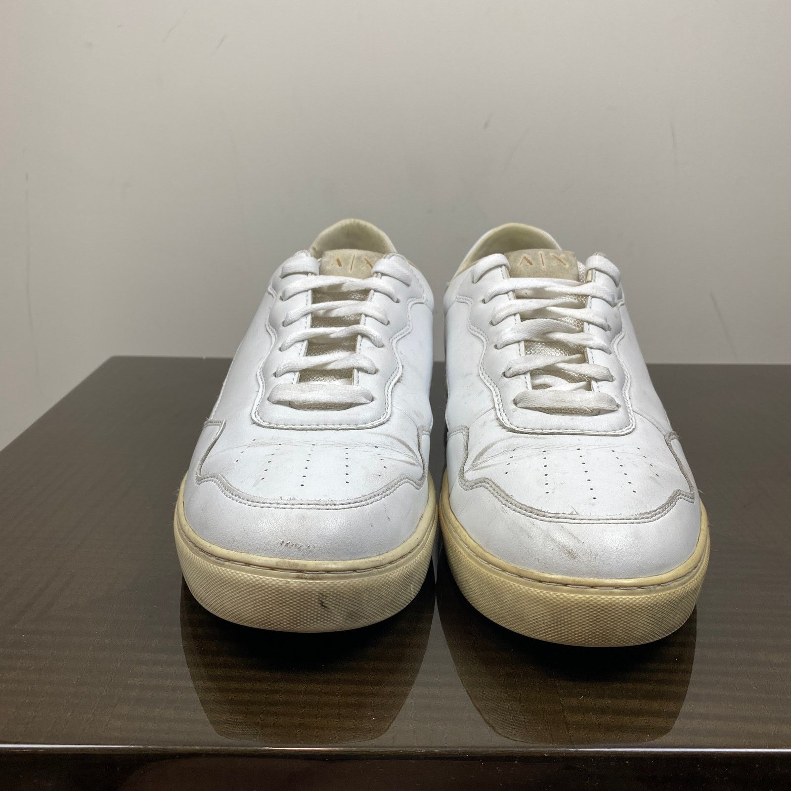 Armani Exchange Armani Exchange Leather Low Sneakers Trainers Men's 12 Size US 12 / EU 45 - 2 Thumbnail