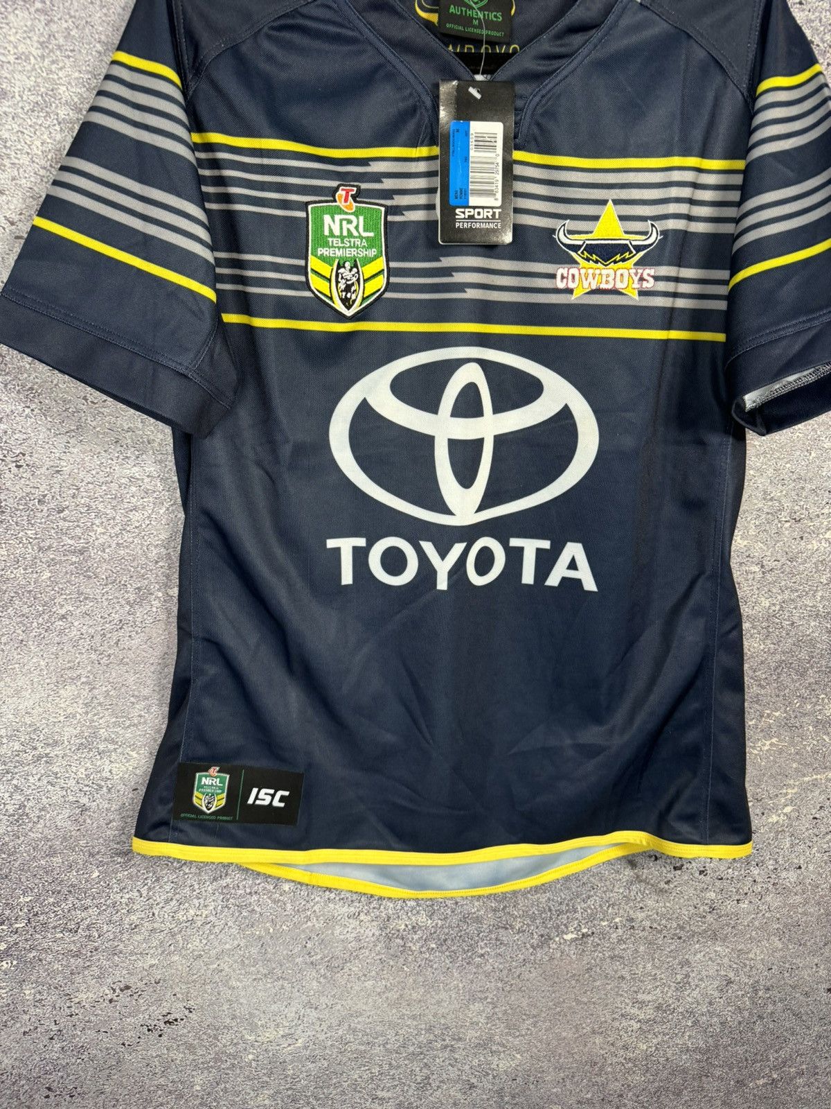 Vintage NEW Cowboys NRL Toyota Rugby Jersey Blokcore Size US M / EU 48-50 / 2 - 4 Thumbnail