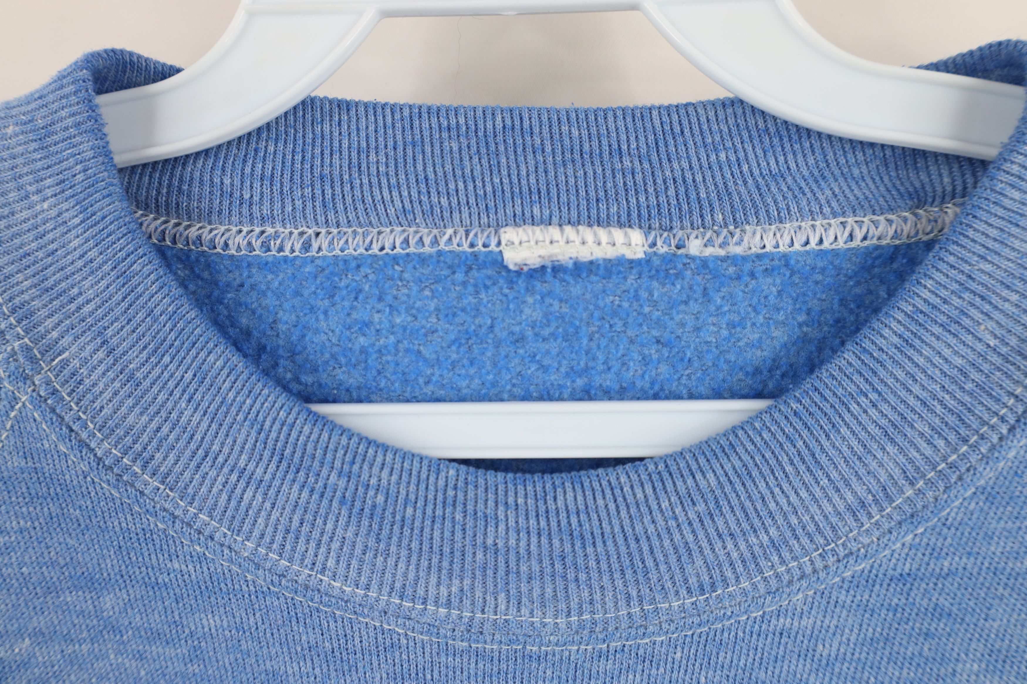 Vintage Vintage 70s Streetwear Boxy Fit Sweatshirt Heather Blue USA Size US M / EU 48-50 / 2 - 9 Thumbnail