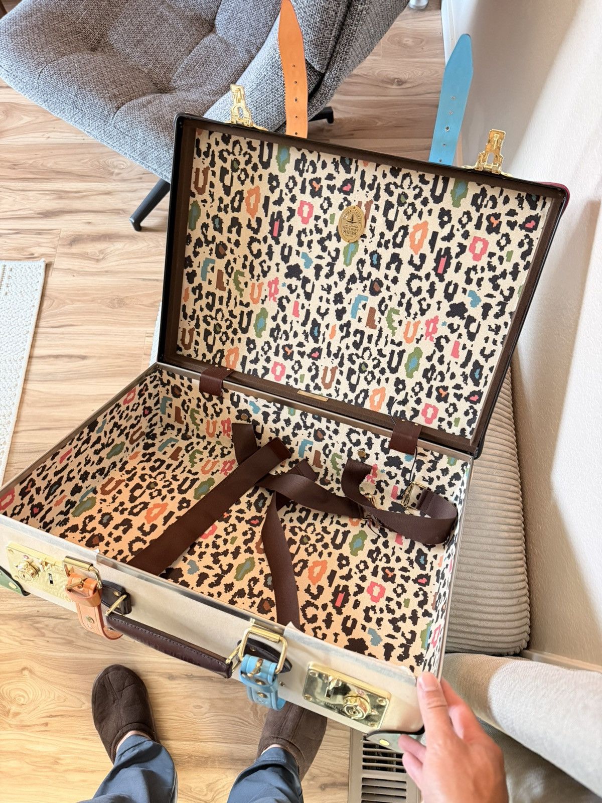 Globe-Trotter Globe-Trotter × GOLF le FLEUR* 20" Carry-On Trolley Size ONE SIZE - 3 Thumbnail