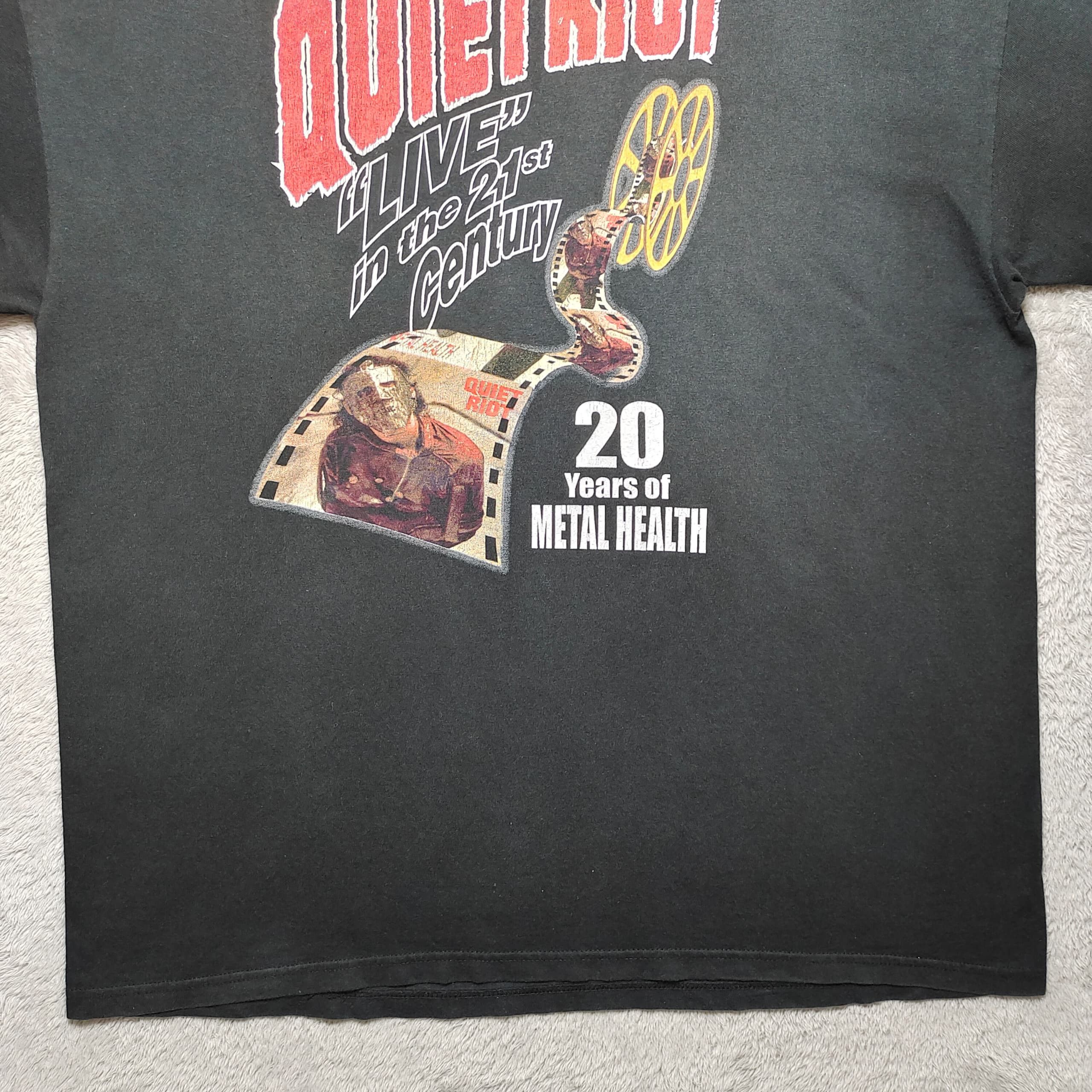 Band Tees 1983-2003 QUIETRIOT 20 YEARS OF METAL HEALTH T SHIRT Size US XL / EU 56 / 4 - 6 Thumbnail
