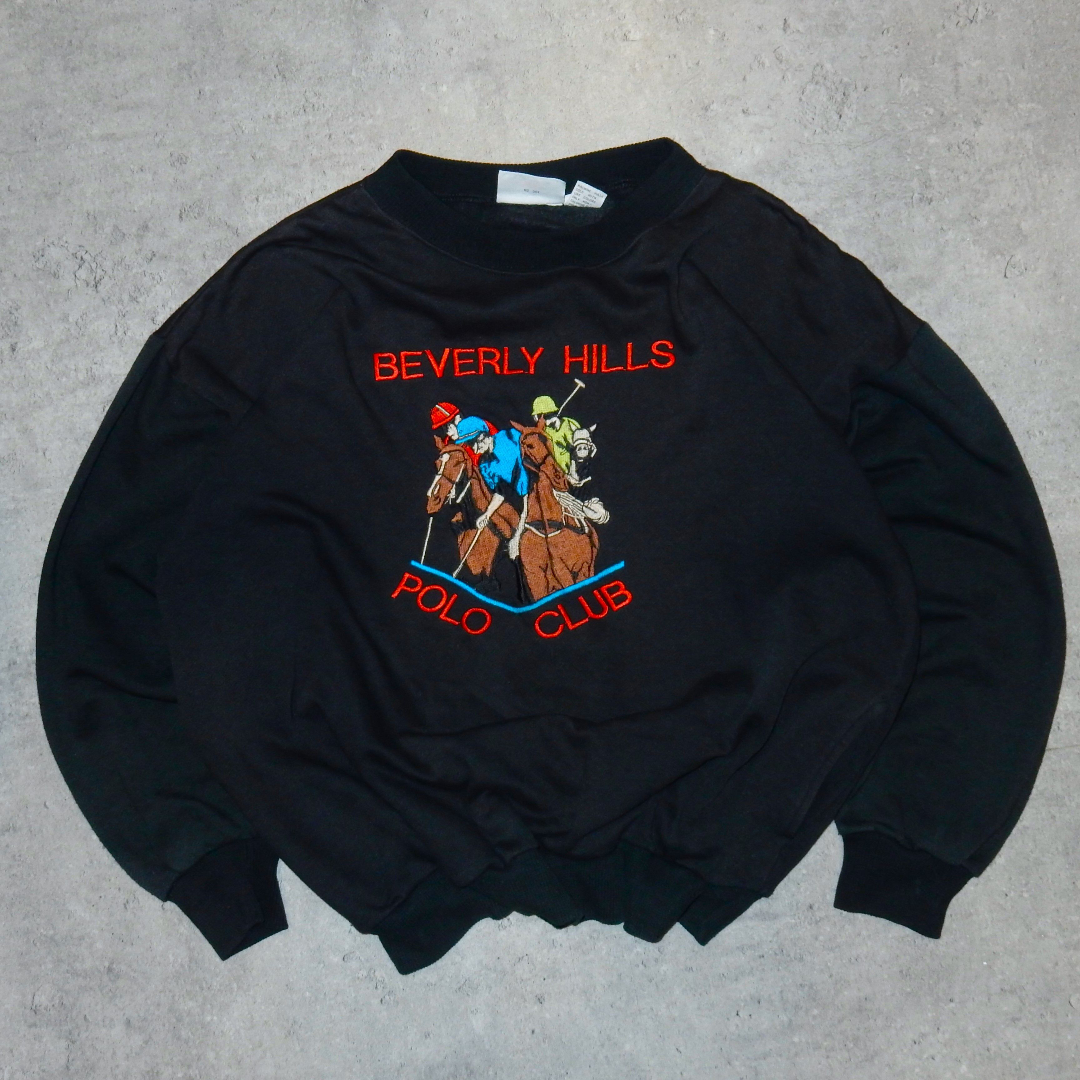 Beverly Hills Polo Club × Vintage Beverly Hills Polo Club vintage black sweatshirt - M Size US M / EU 48-50 / 2 - 1 Thumbnail