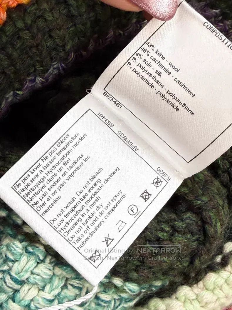 Chanel Chanel Knitted sleeveless dress with rainbow stripes Size XS / US 0-2 / IT 36-38 - 7 Thumbnail