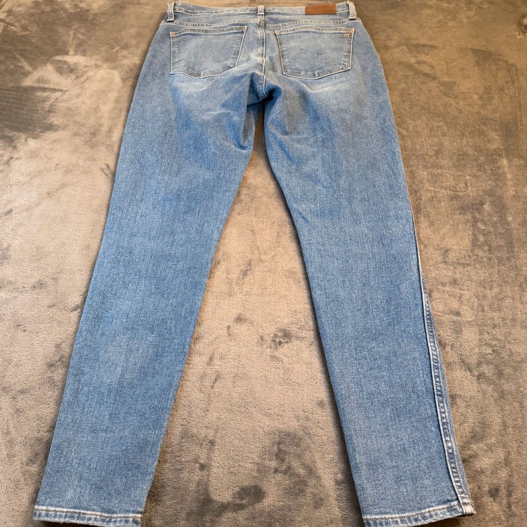 Madewell VINTAGE? No. Madewell 10" High-Rise Skinny Jeans Button Fly Medium Wash Blue Womens Size 29 Size 29" - 5 Thumbnail