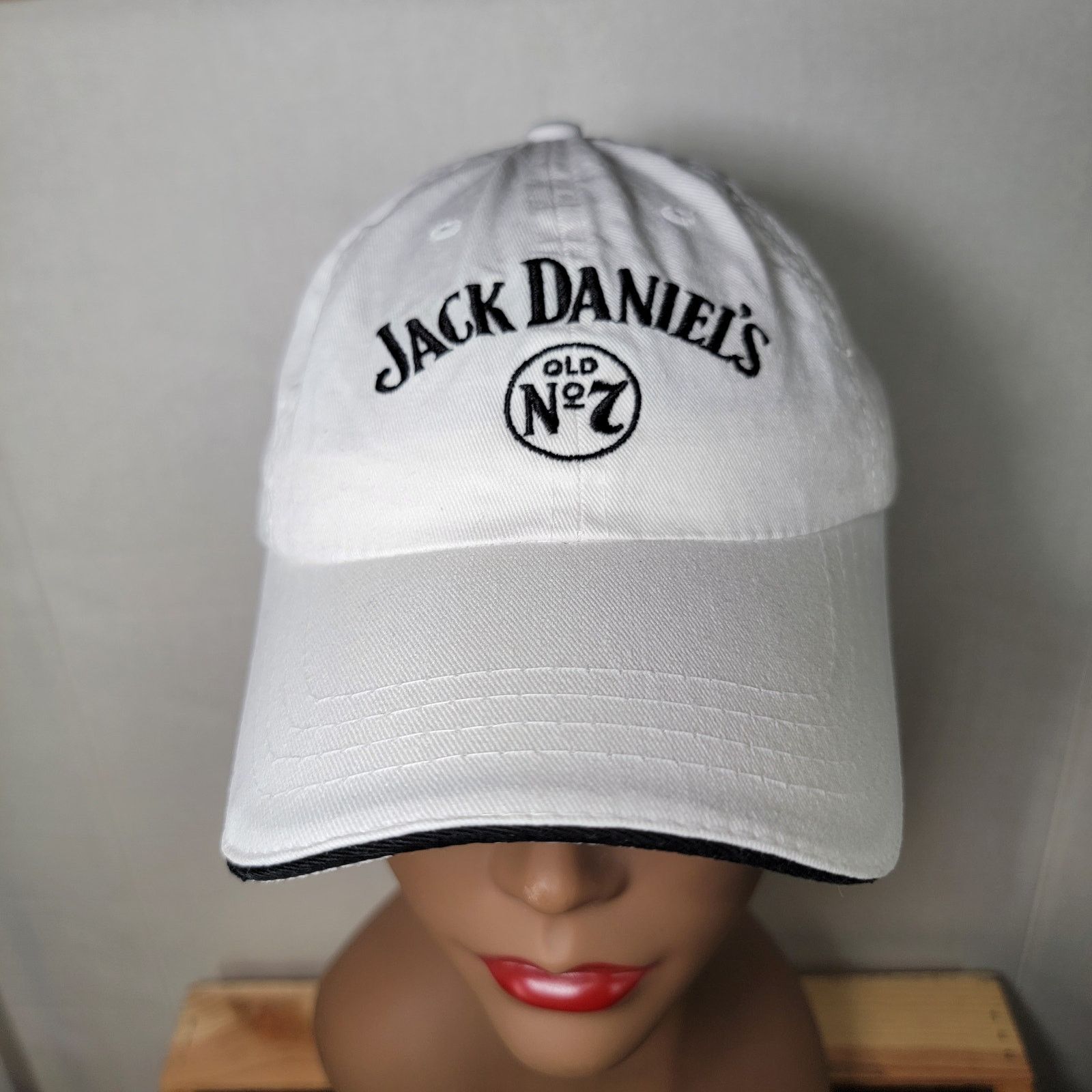 Other Jack Daniels Adjustable White Ball Cap by Magic Headwear Size ONE SIZE - 1 Thumbnail