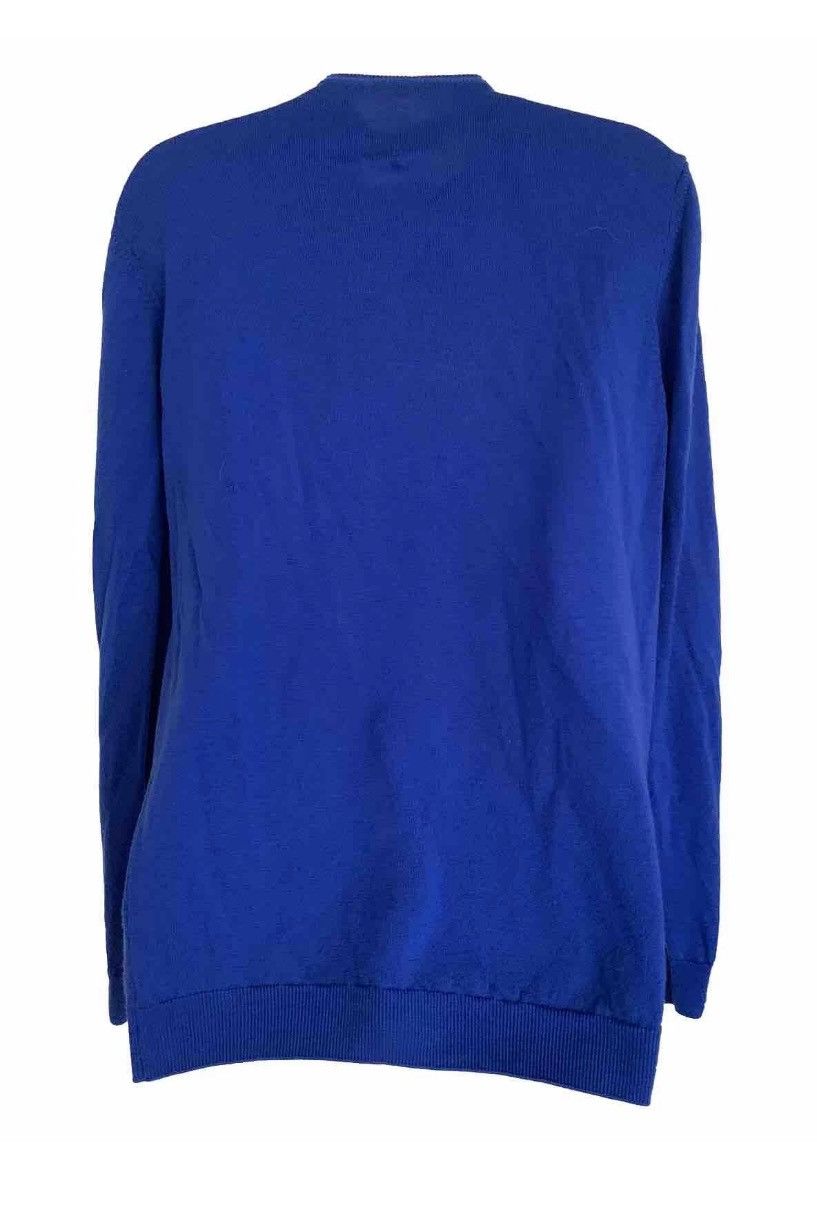 Other NWOT Peter Hahn Blue Pure Tasmanian Wool Crew Cardigan Sz12 Size M / US 6-8 / IT 42-44 - 4 Thumbnail