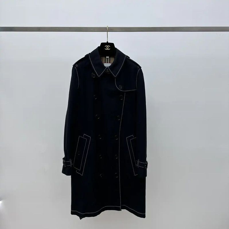 Burberry Burberry Black Women's Trench Coat Size M / US 6-8 / IT 42-44 - 1 Thumbnail
