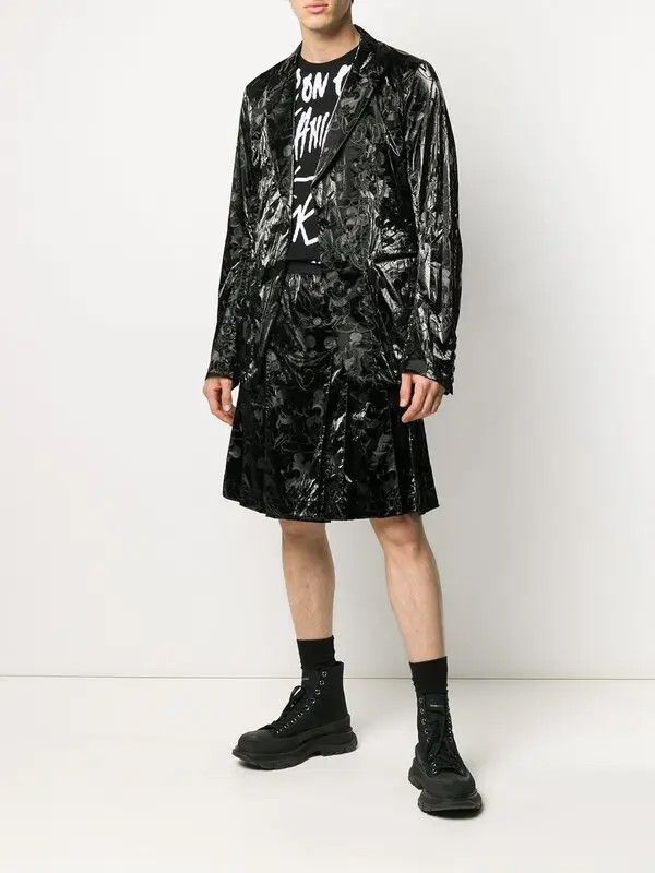 Takahiromiyashita The Soloist. $3024 Takahiromiyashita TheSoloist Mickey Mouse Blazer Size 52R - 3 Thumbnail