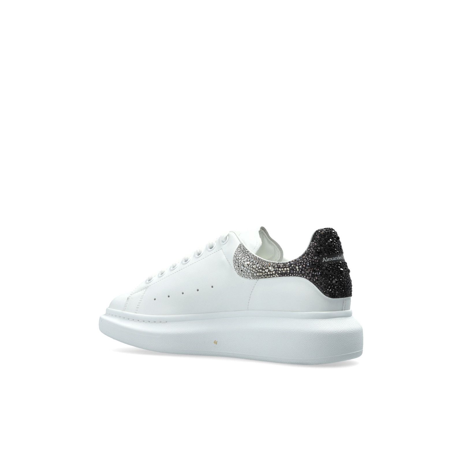 Alexander McQueen ALEXANDER MCQUEEN Oversized $990 Men's White/Gray Crystal Sn Size US 10 / EU 43 - 3 Thumbnail