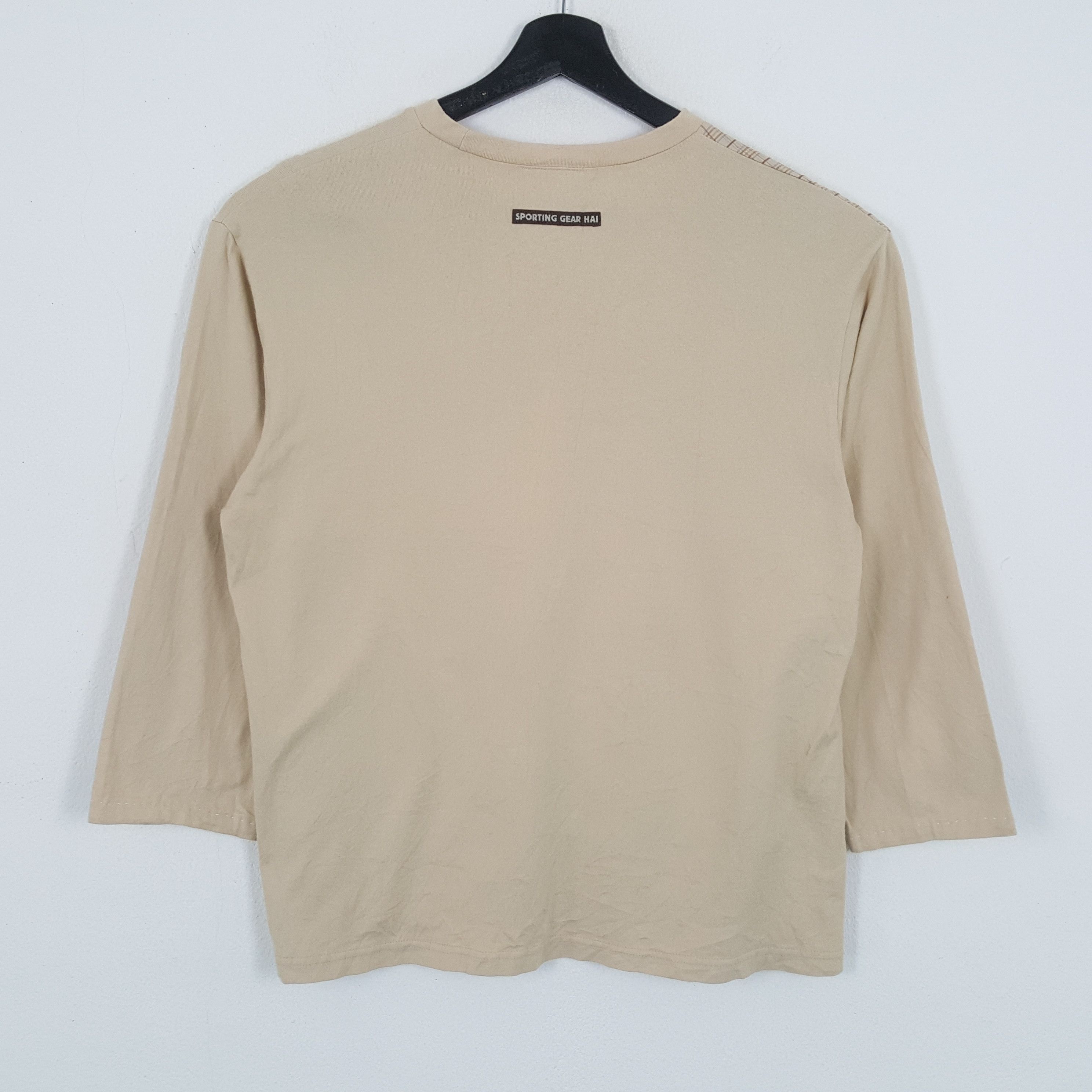 Hai Sporting Gear × Issey Miyake × Vintage HAI SPORTING GEAR Designer Brand ISSEY MIYAKE Tshirt Size US L / EU 52-54 / 3 - 3 Thumbnail