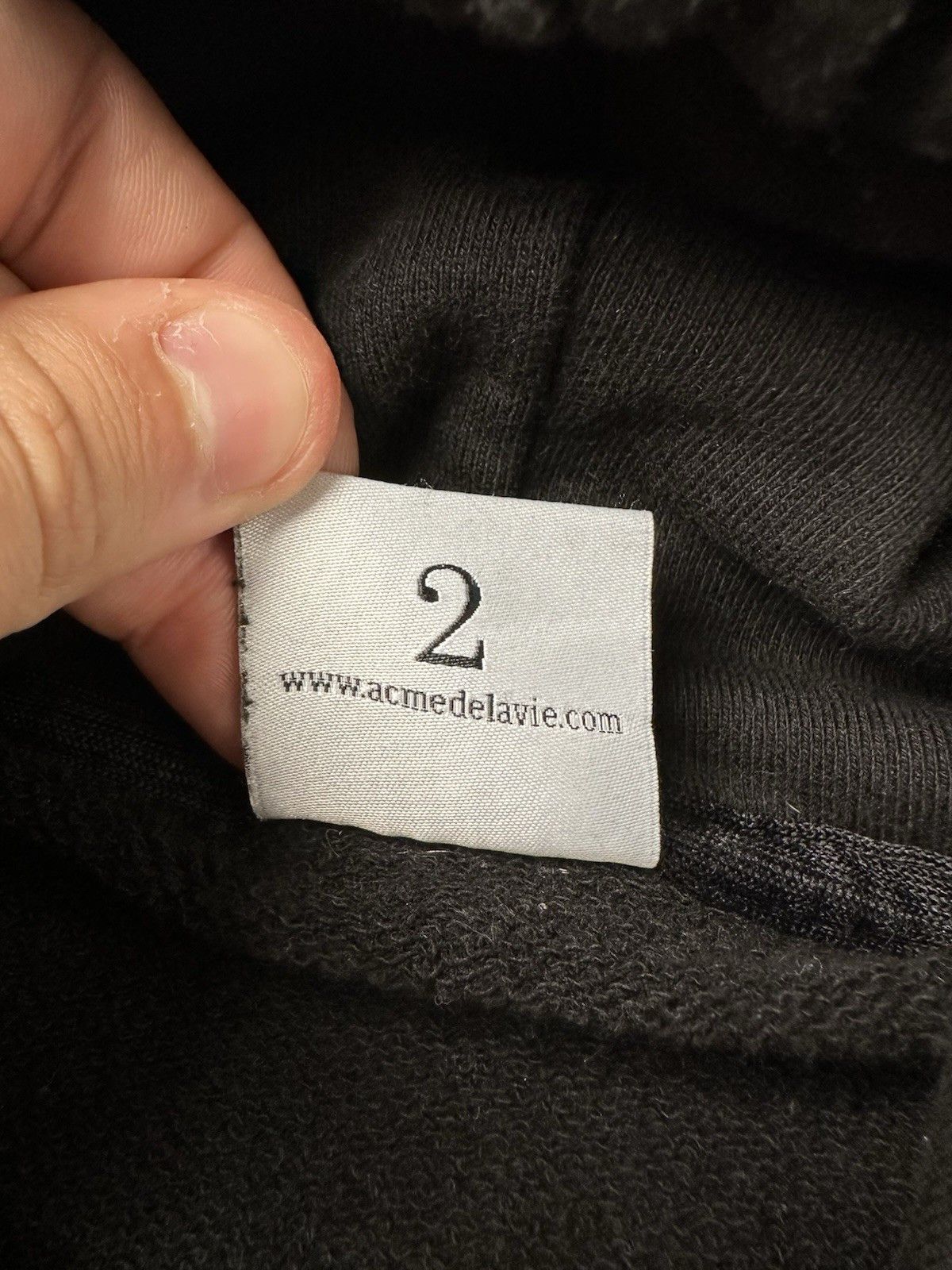Other Mens Hoodie ADLV Acne De La Vie Black Rainbow Earth, Size XL Size US XL / EU 56 / 4 - 6 Thumbnail