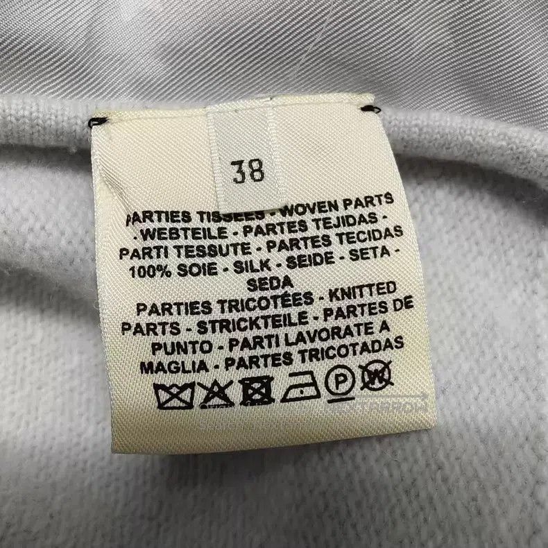 Hermes Hermes Mist Blue Silk Patchwork Knit Top Size XS / US 0-2 / IT 36-38 - 5 Thumbnail