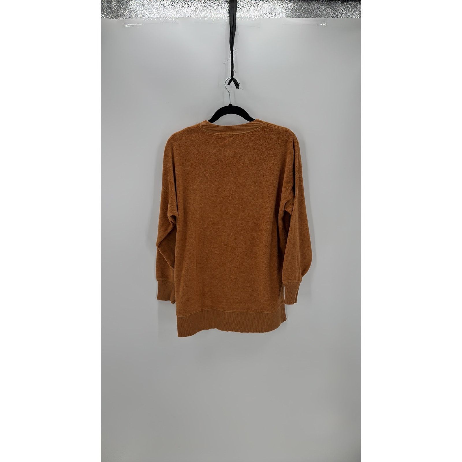 Other Aerie Fleece Sweater sz S Side Slits Burnt Orange oversized Size S / US 4 / IT 40 - 7 Thumbnail