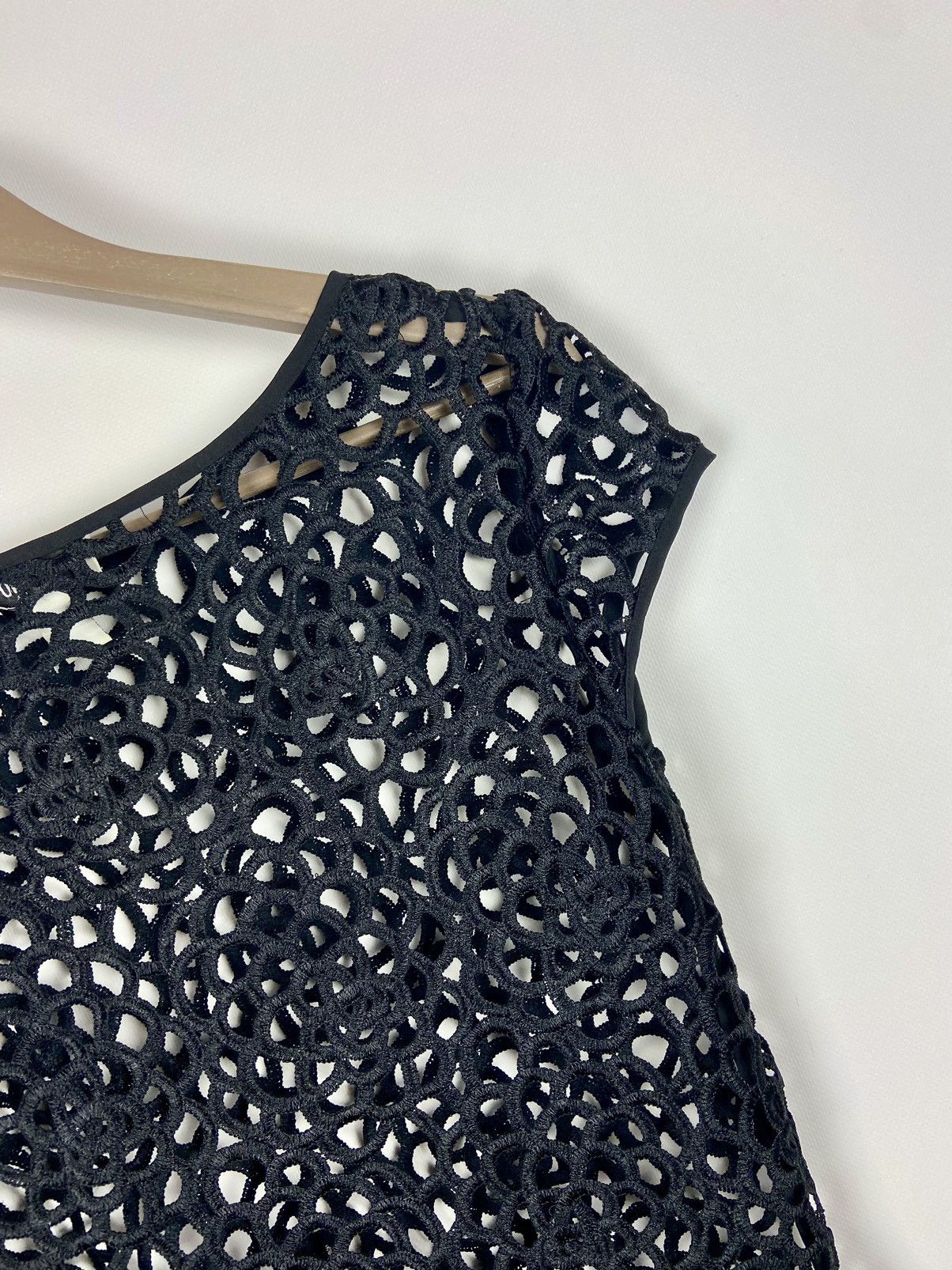 Designer × Moschino × Vintage Vintage Moschino Jeans Transparent Lace Dress Sz US-4/I-38 Size S / US 4 / IT 40 - 10 Thumbnail