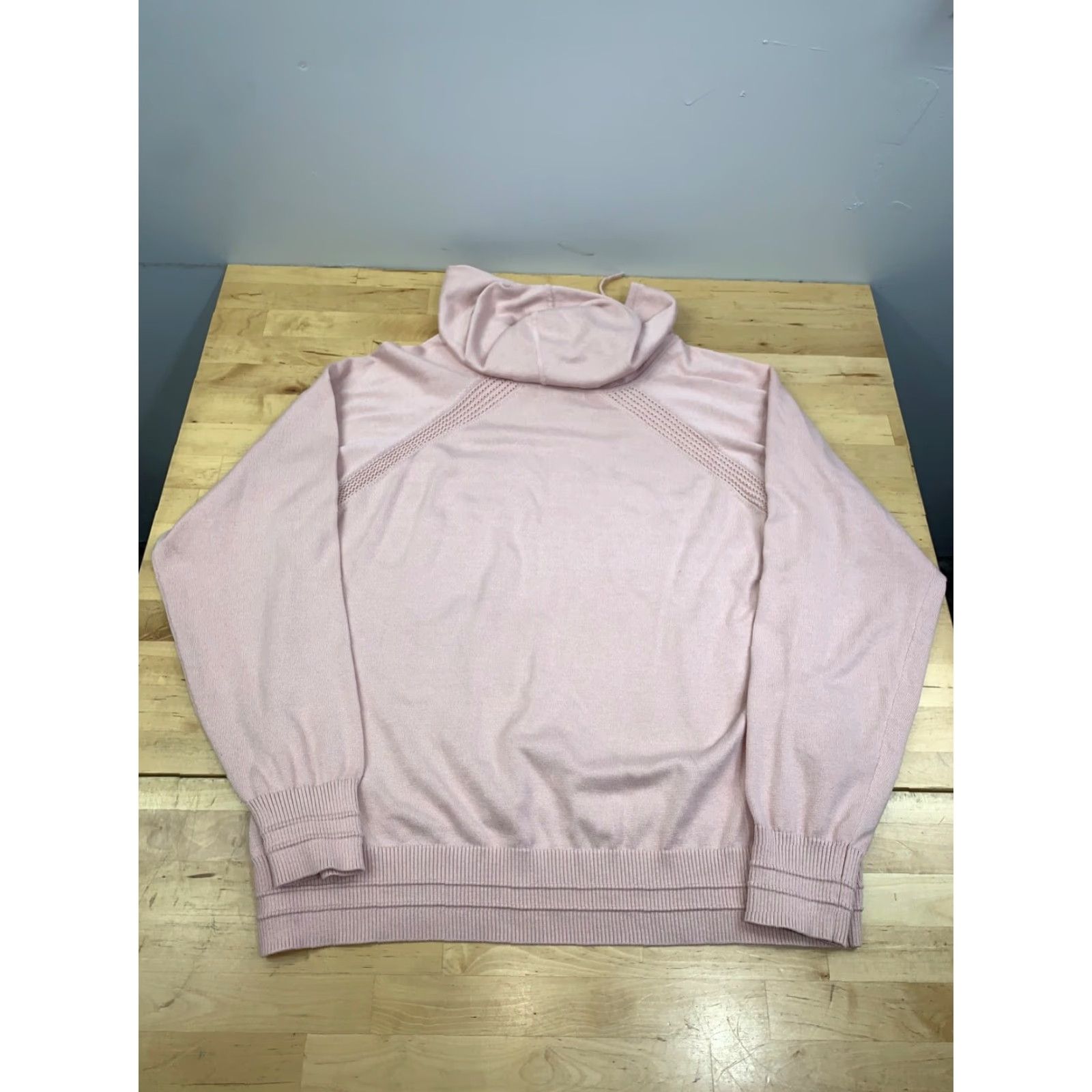 Athleta Athleta Hoodie Womens XL Light Pink Pullover Drawstring 10527 Size XL / US 12-14 / IT 48-50 - 8 Thumbnail