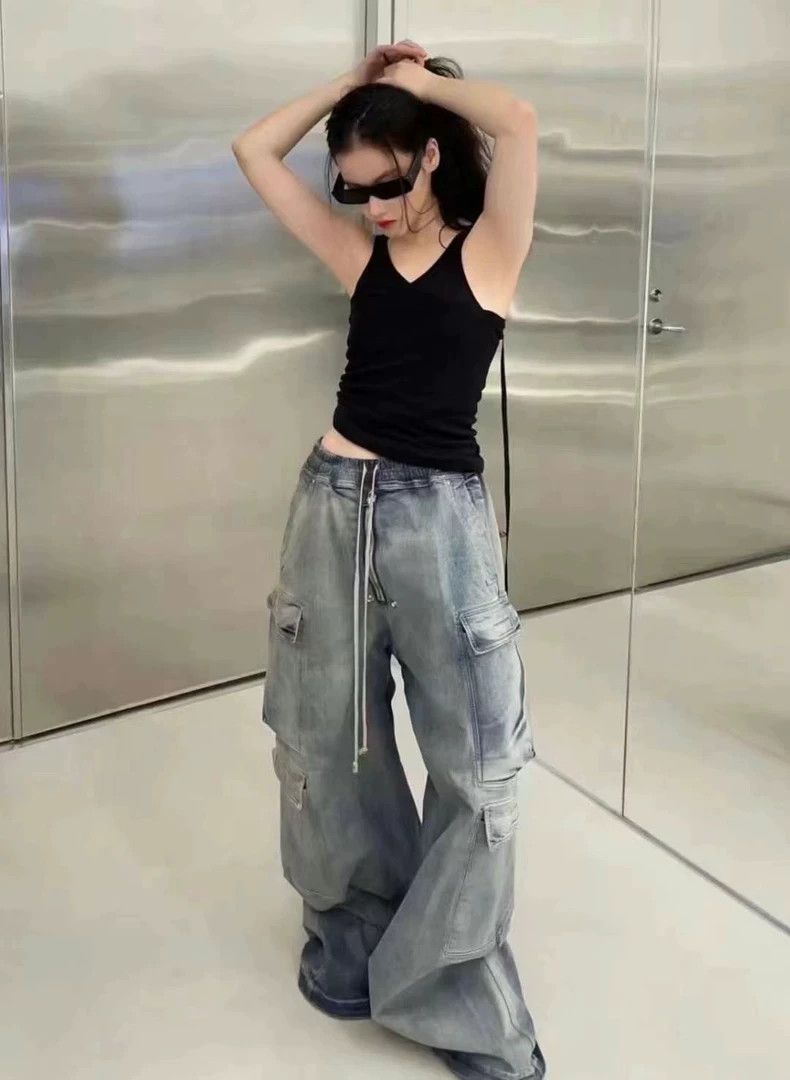 Rick Owens Rick Owens size m 24fw Fall/Winter New Washed Denim Gradien Size US 28 / EU 44 - 6 Thumbnail