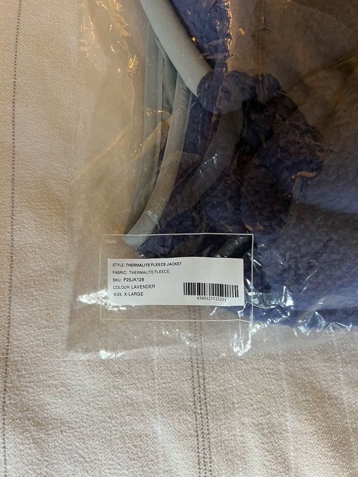 Palace Palace THERMALITE FLEECE JACKET LAVENDER Men’s Size XL Size US XL / EU 56 / 4 - 6 Thumbnail