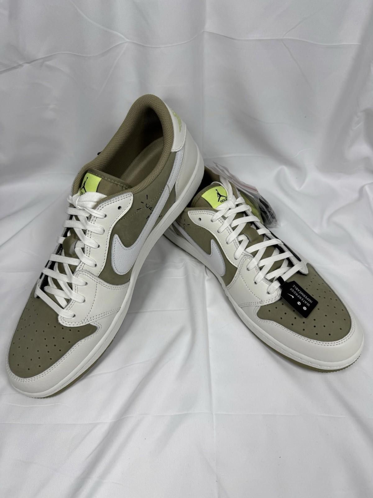 Nike Nike Air Jordan 1 Low Golf x Travis Scott Olive FZ3124 Size US 15 / EU 48 - 1 Thumbnail
