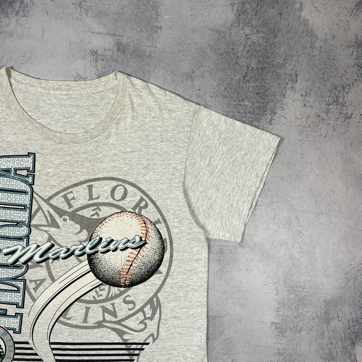 MLB Vintage Florida Marlins MLB y2k tee 1993 Size US XL / EU 56 / 4 - 3 Thumbnail