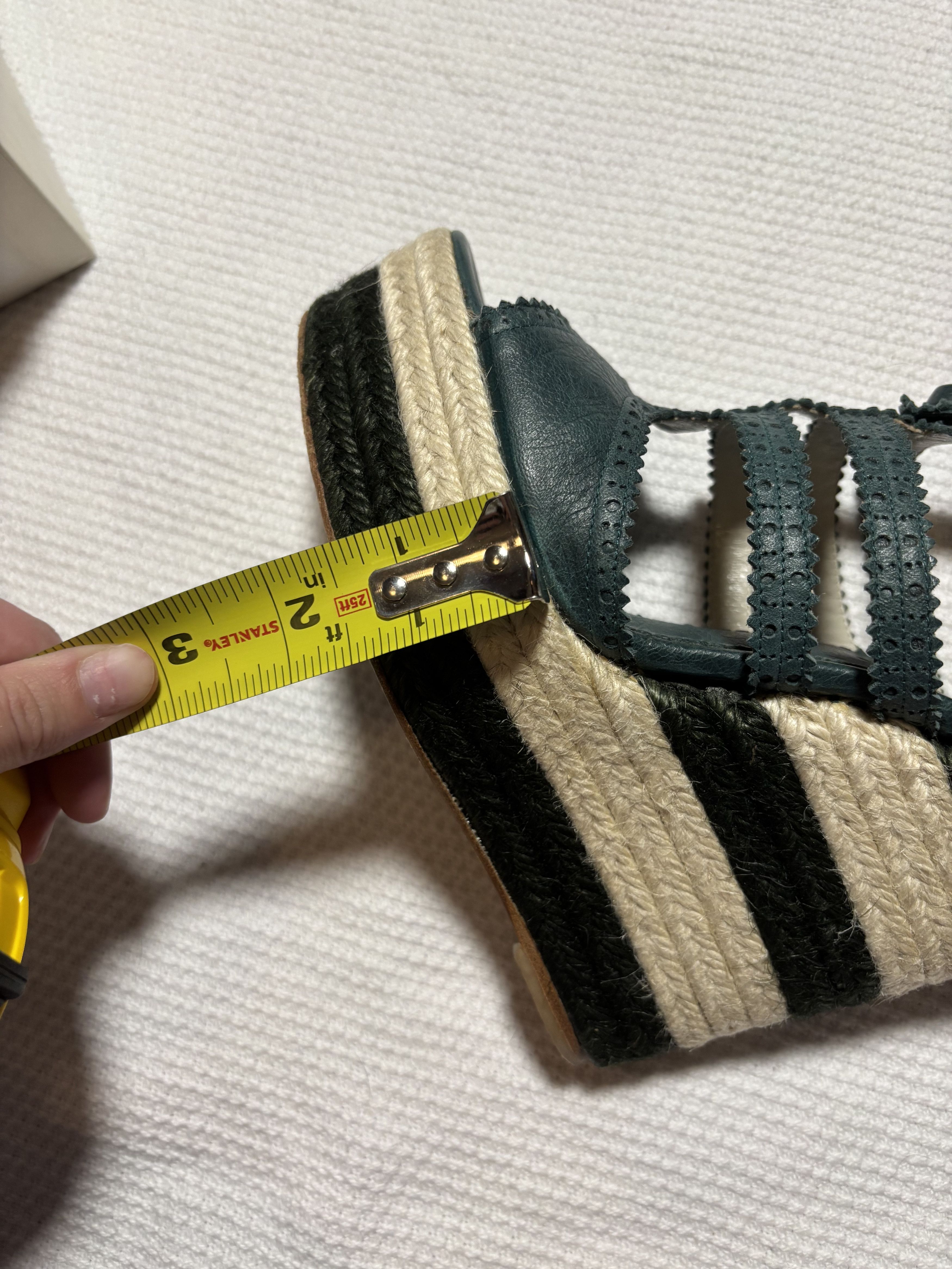 Balenciaga Balenciaga Green Wedge Heels Size US 7 / IT 37 - 8 Thumbnail