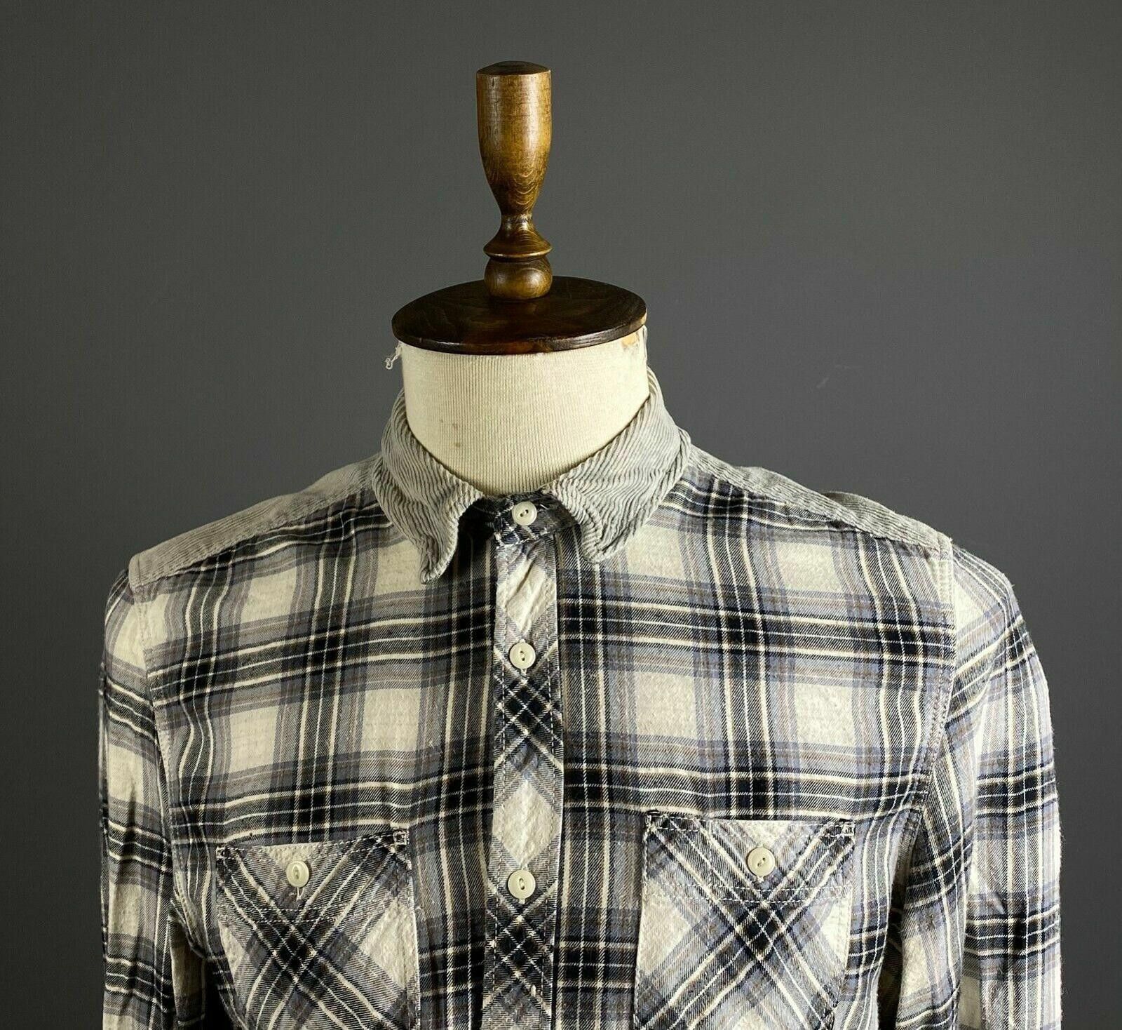 Allsaints All Saints Check Double Pocket Button Down Shirt Size M Size US M / EU 48-50 / 2 - 2 Thumbnail