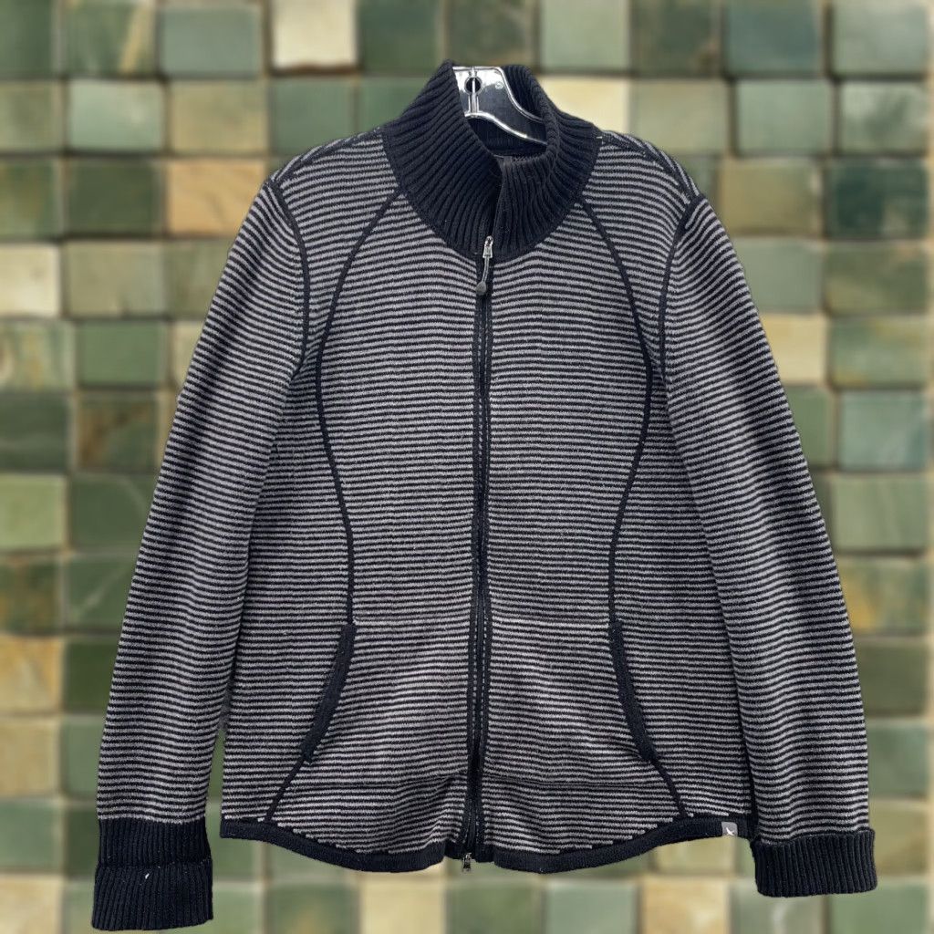 Eddie Bauer Eddie Bauer Knit Jacket Women Medium Academia Classic Outdoor Athleisure Preppy Cardigan Knit Sweater Black M Womens Size M / US 6-8 / IT 42-44 - 1 Thumbnail