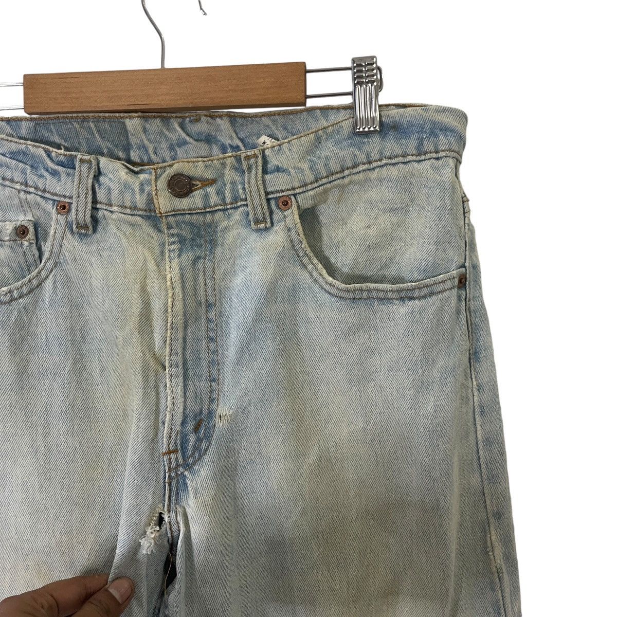 Levi's Vintage 90s Levis Lot550 Distressed Denim Jeans Size US 31 - 4 Thumbnail