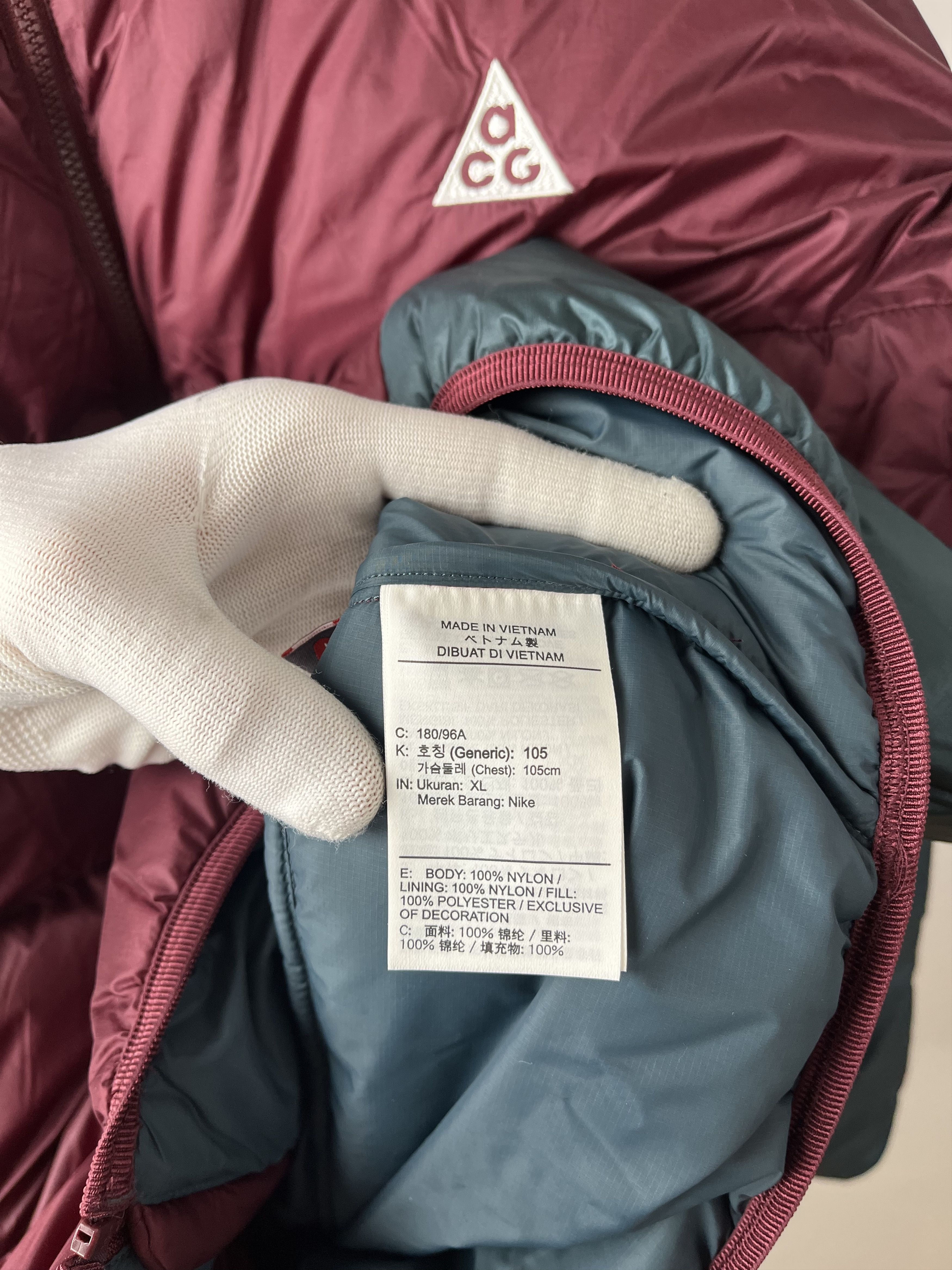 Nike ACG Down Jacket Nike ACG Therma-FIT ADV Lunar Lake Size US XL / EU 56 / 4 - 9 Thumbnail