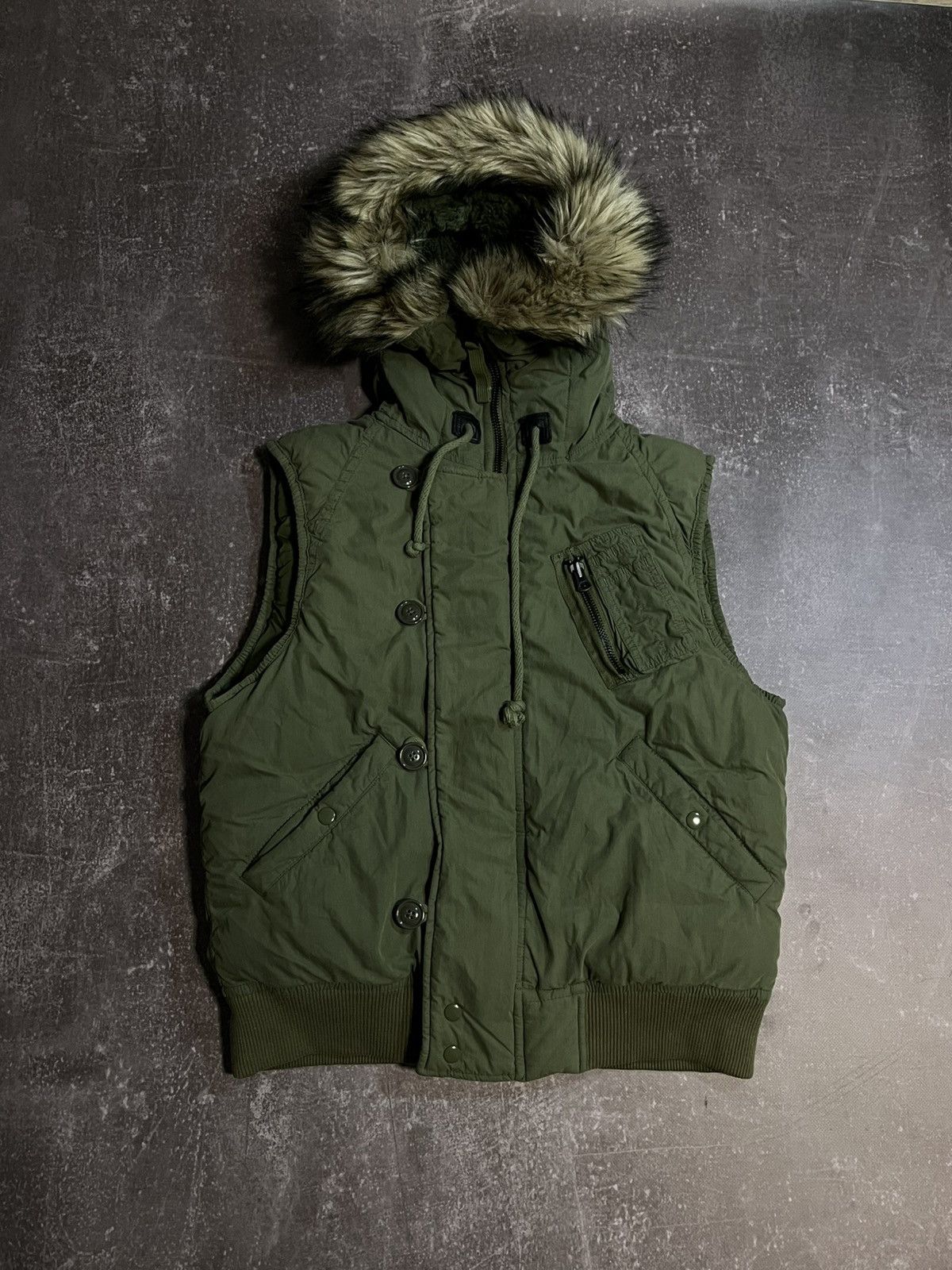 Polo Ralph Lauren vintage military styl avant garde polo ralph lauren vest y2k Size US M / EU 48-50 / 2 - 2 Thumbnail