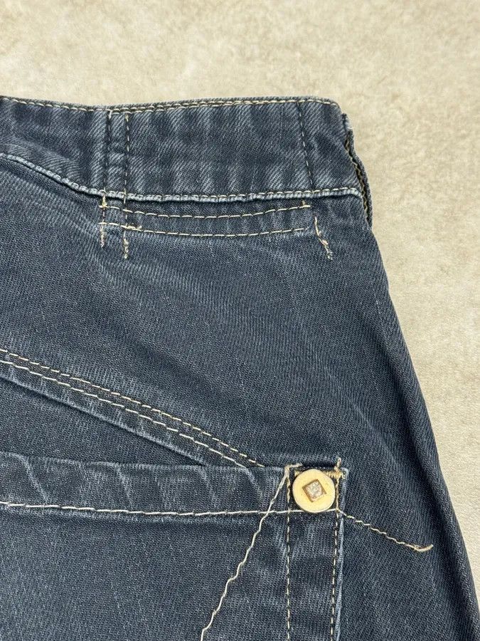Marithe + Francois Girbaud 2000s Marithé + François Girbaud Faded Blue Slim Pants Size US 30 / EU 46 - 9 Thumbnail