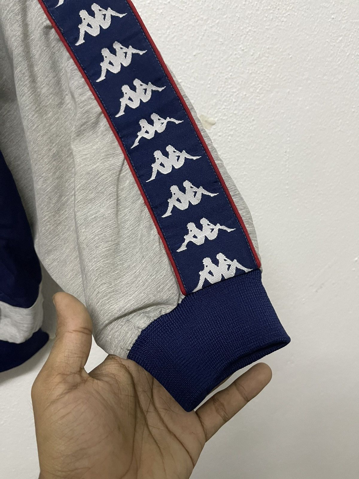 Kappa × Vintage 90s KAPPA SIDETAPE TRACKTOP LIGHT JACKET OG DESIGN Size US L / EU 52-54 / 3 - 12 Thumbnail