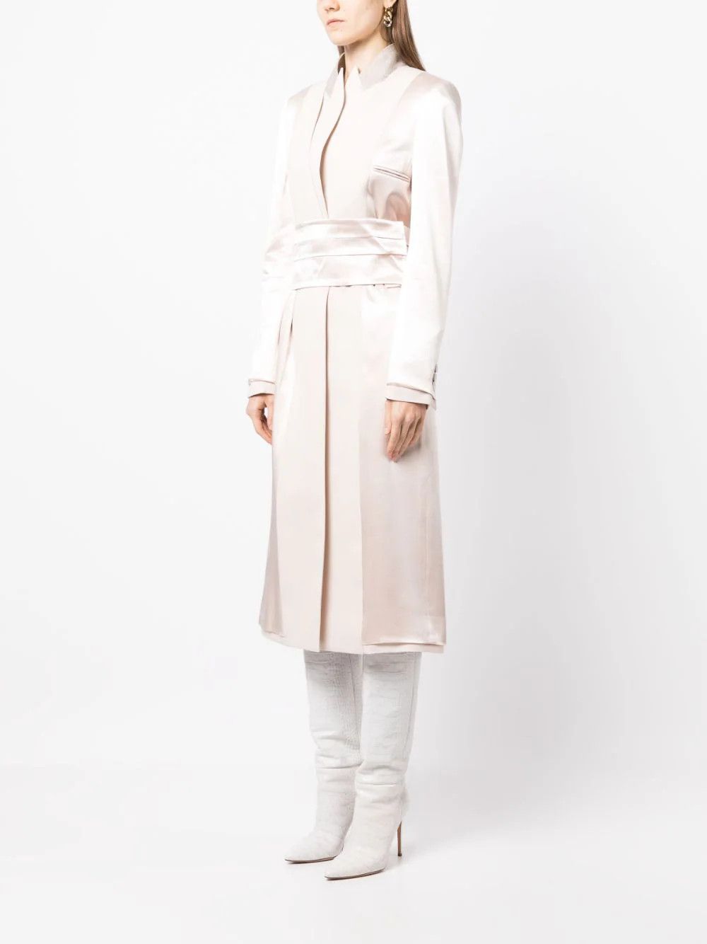 Fendi o1loc1c0824 Overcoat in Light Pink Size M / US 6-8 / IT 42-44 - 2 Thumbnail