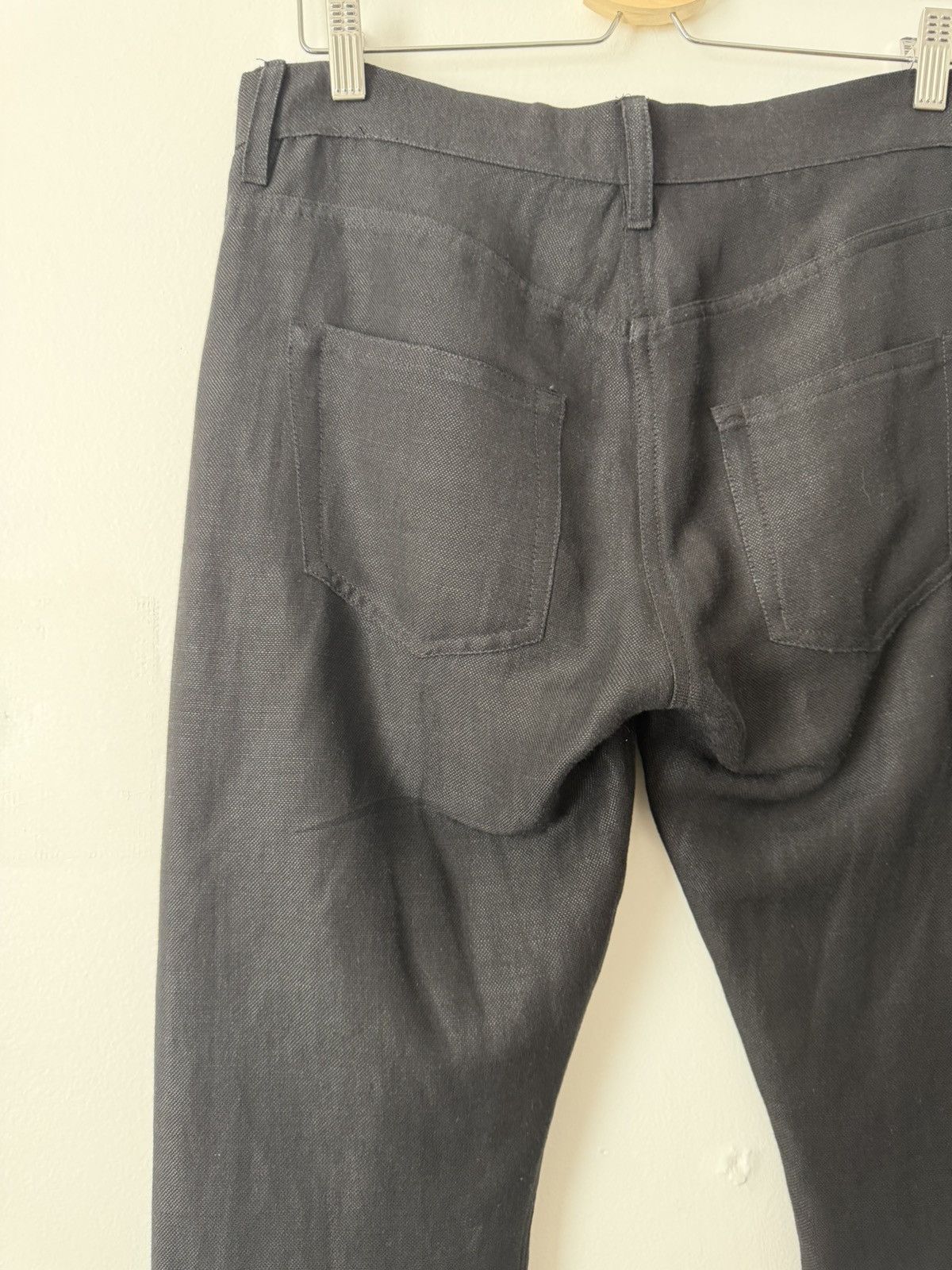 Rick Owens Rick Owens Hemp and Wool Black Pants Size US 34 / EU 50 - 8 Thumbnail