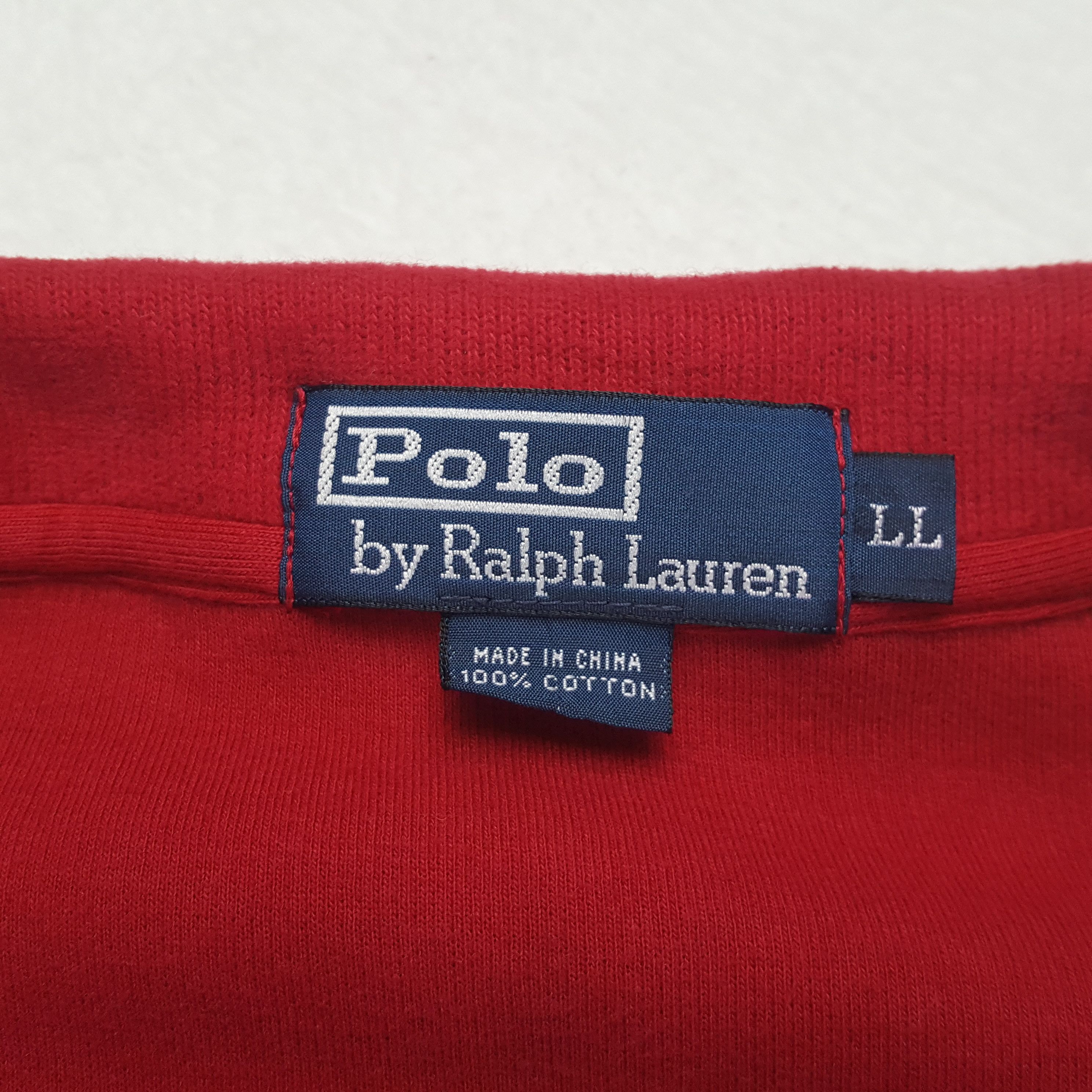Polo Ralph Lauren × Vintage Vintage POLO by RALPH LAUREN Small Pony Zipper Sweater Size US XL / EU 56 / 4 - 5 Thumbnail