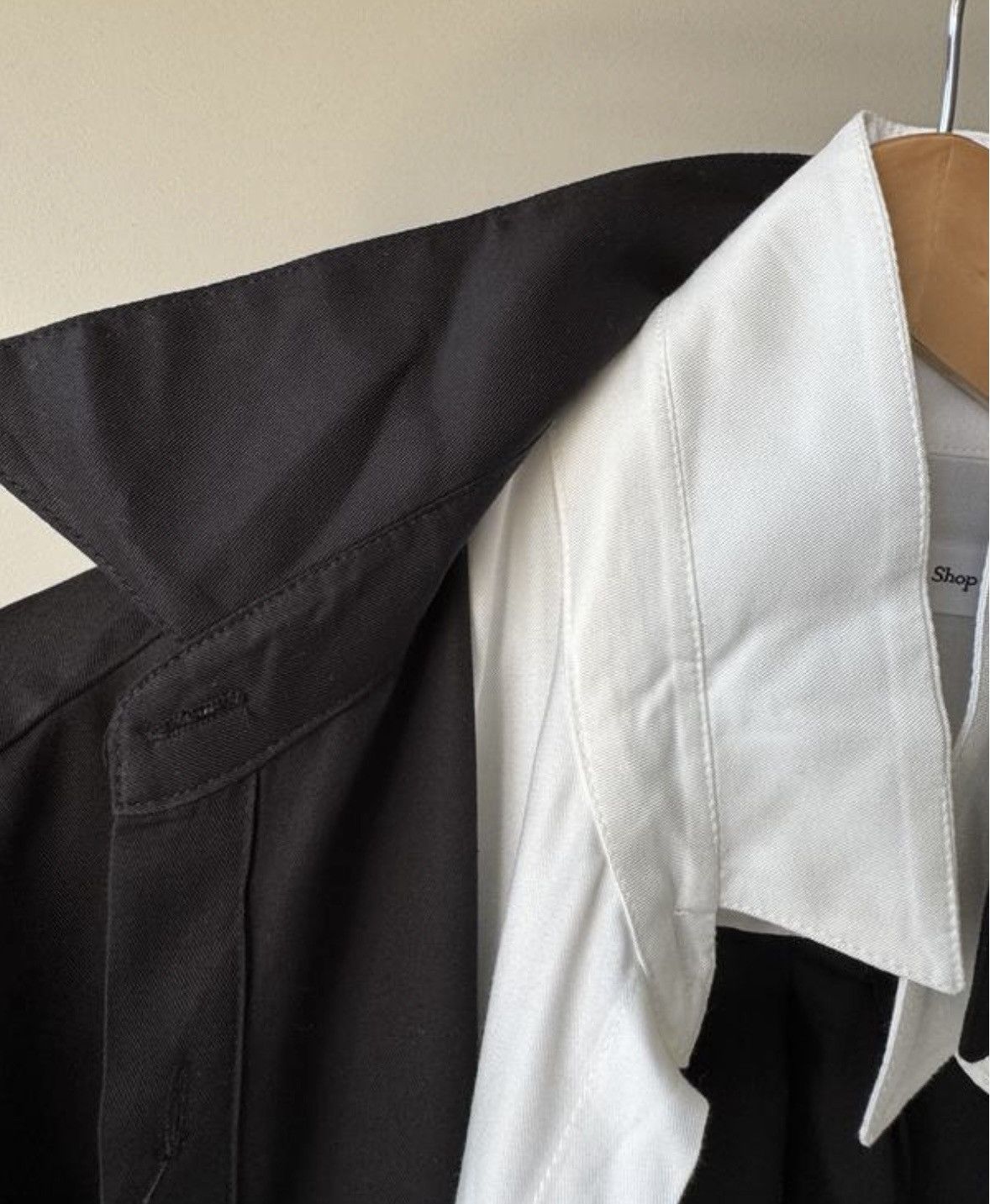 Frankie Shop The Frankie Shop Double Shirt – Black/White Size M / US 6-8 / IT 42-44 - 5 Thumbnail