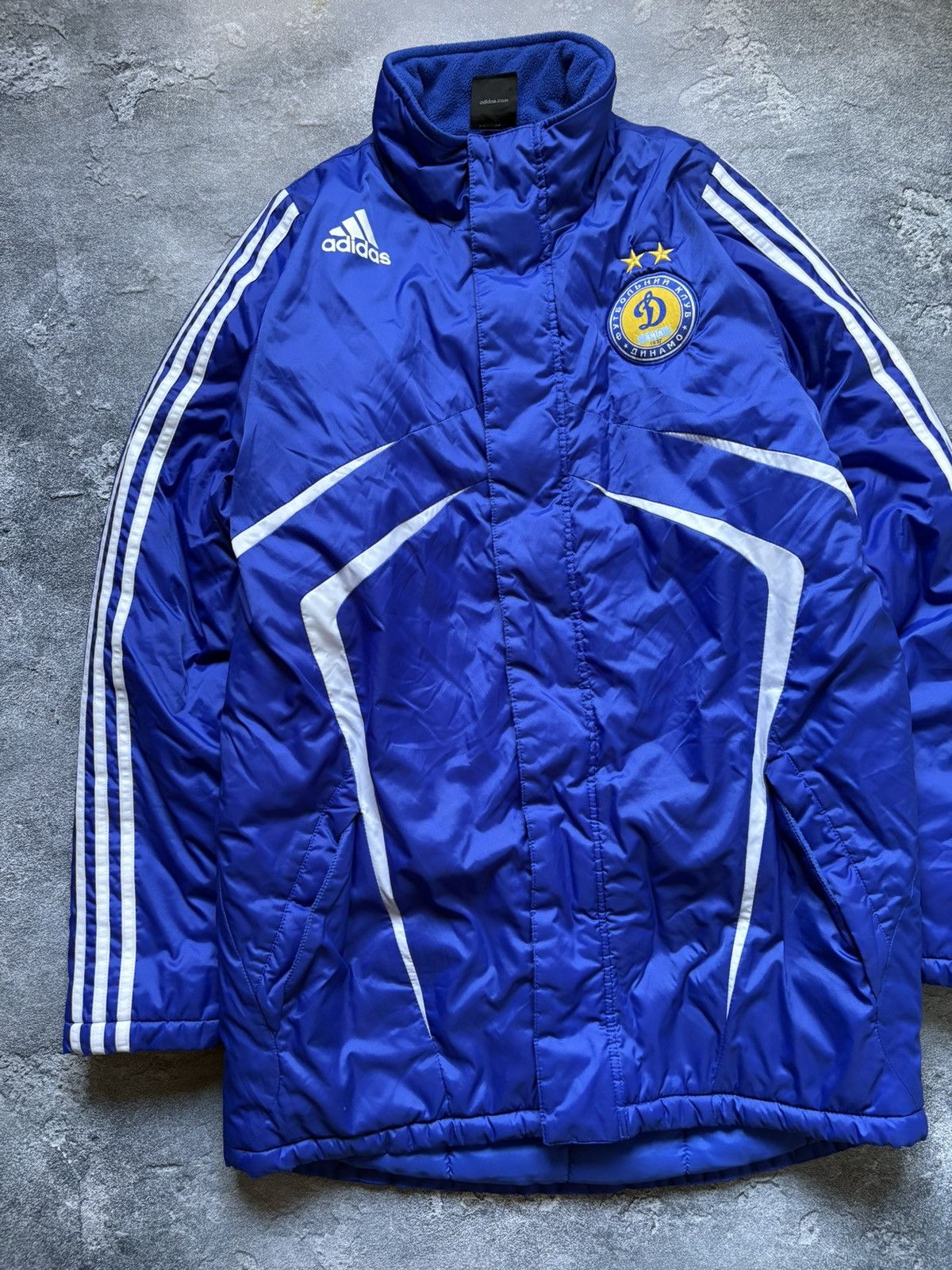 Adidas 2009 Adidas Dynamo Kyiv Soccer Jacket Rare Size US S / EU 44-46 / 1 - 2 Thumbnail