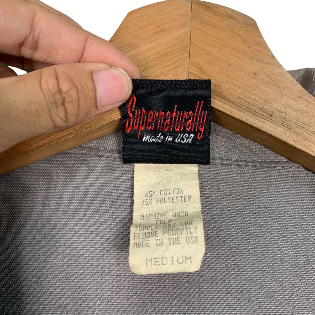 Vintage LUCKY 13 Crossbones Skull Logo Jacket #1269-C57 Size US M / EU 48-50 / 2 - 17 Thumbnail