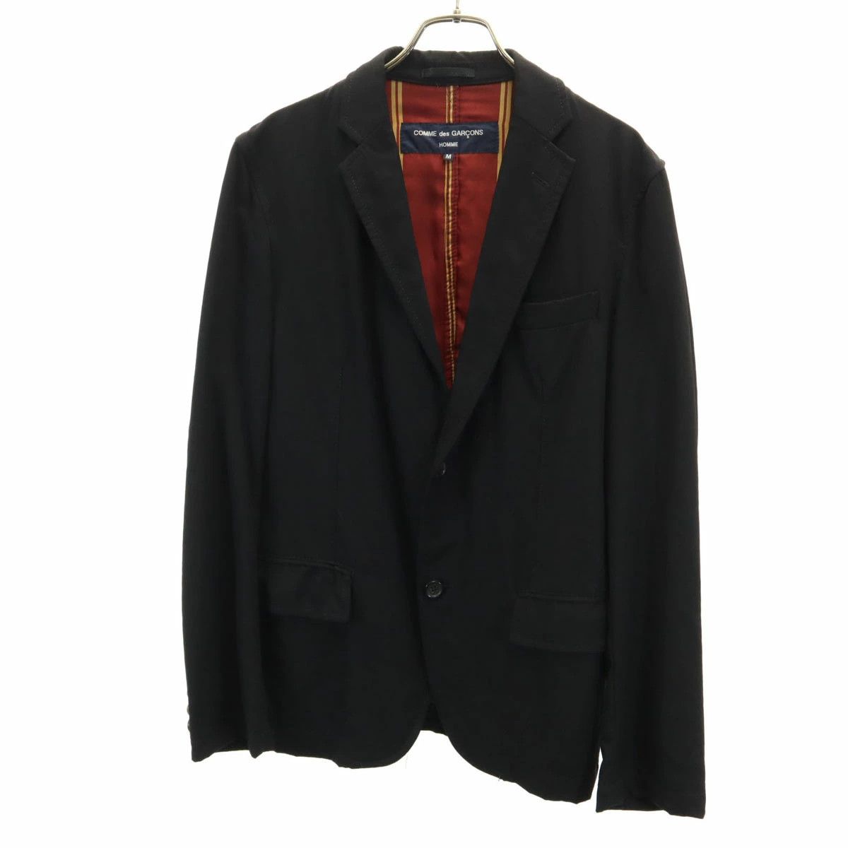 Comme des Garcons Homme Plus Jacket Tailored 2 Big Button Cotton Size US M / EU 48-50 / 2 - 1 Thumbnail
