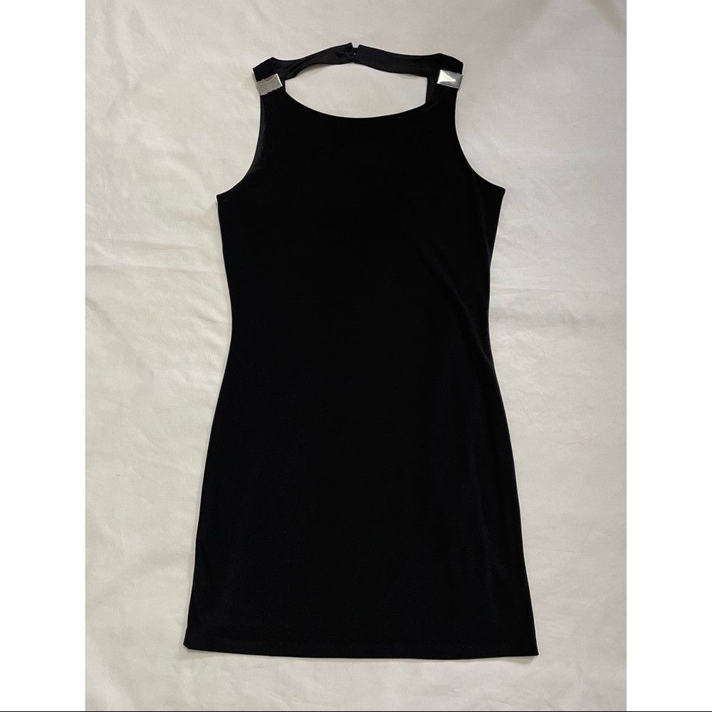 White House Black Market NWT New White House Black Market Knit Shift Black Dress Siz Size M / US 6-8 / IT 42-44 - 6 Thumbnail