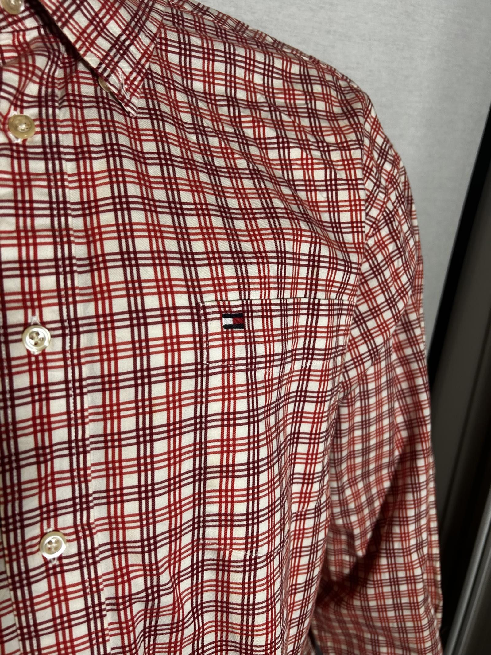 Tommy Hilfiger Tommy Hilfiger Red Checked Shirt - XL Size US XL / EU 56 / 4 - 3 Thumbnail